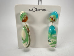 Sobral - Eteria "Caillou" Resin Earrings ( 005427 )