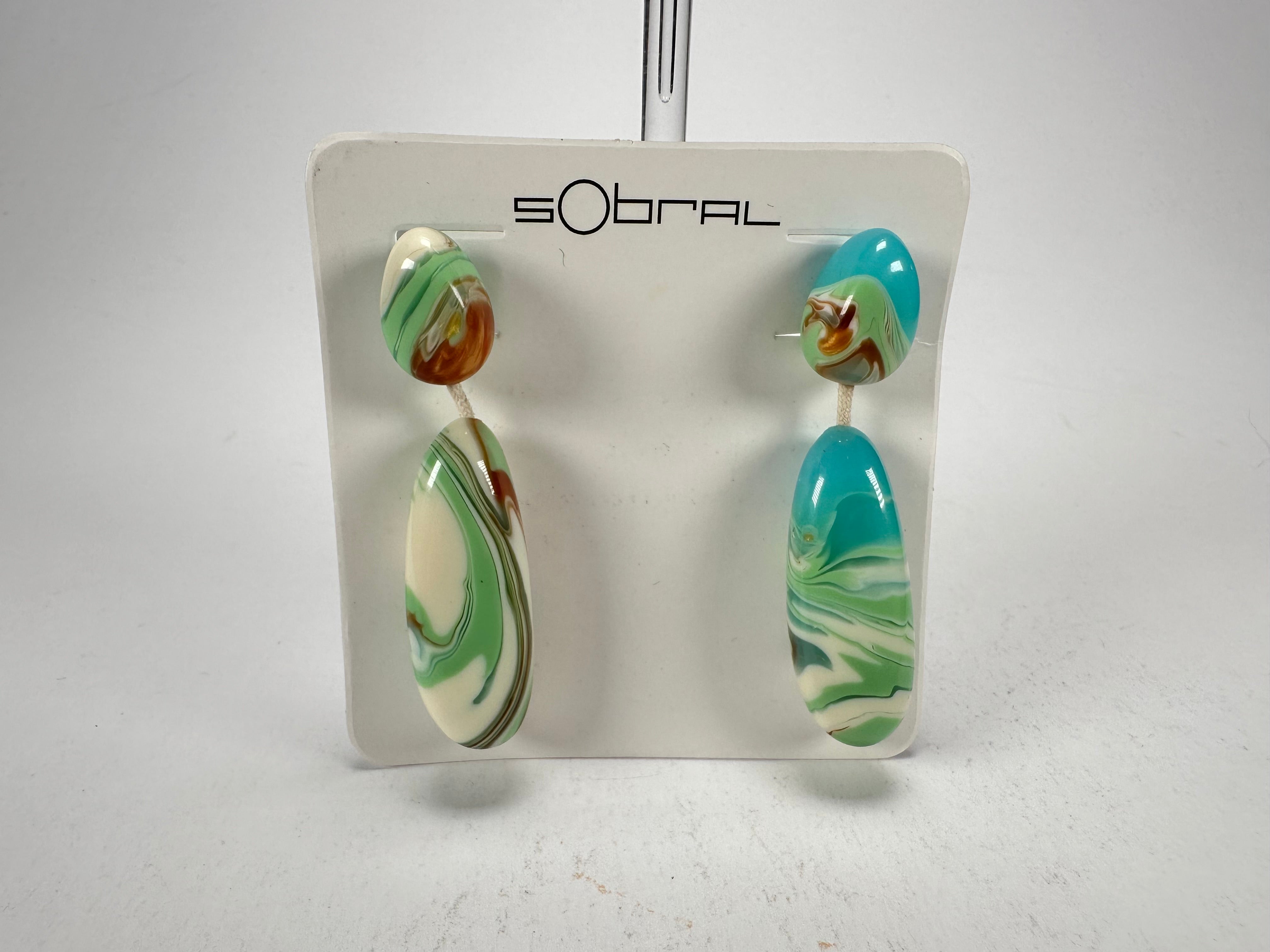 Sobral - Eteria "Caillou" Resin Earrings ( 005427 )