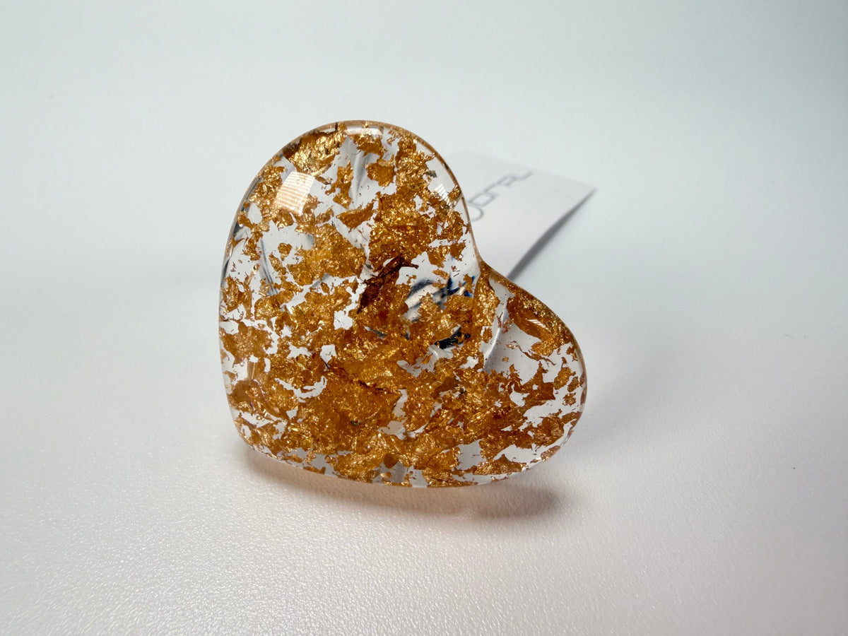 Sobral - Metalique "Mini Ariadne" Resin Ring ( 005543 ) - Size UK N / US 7
