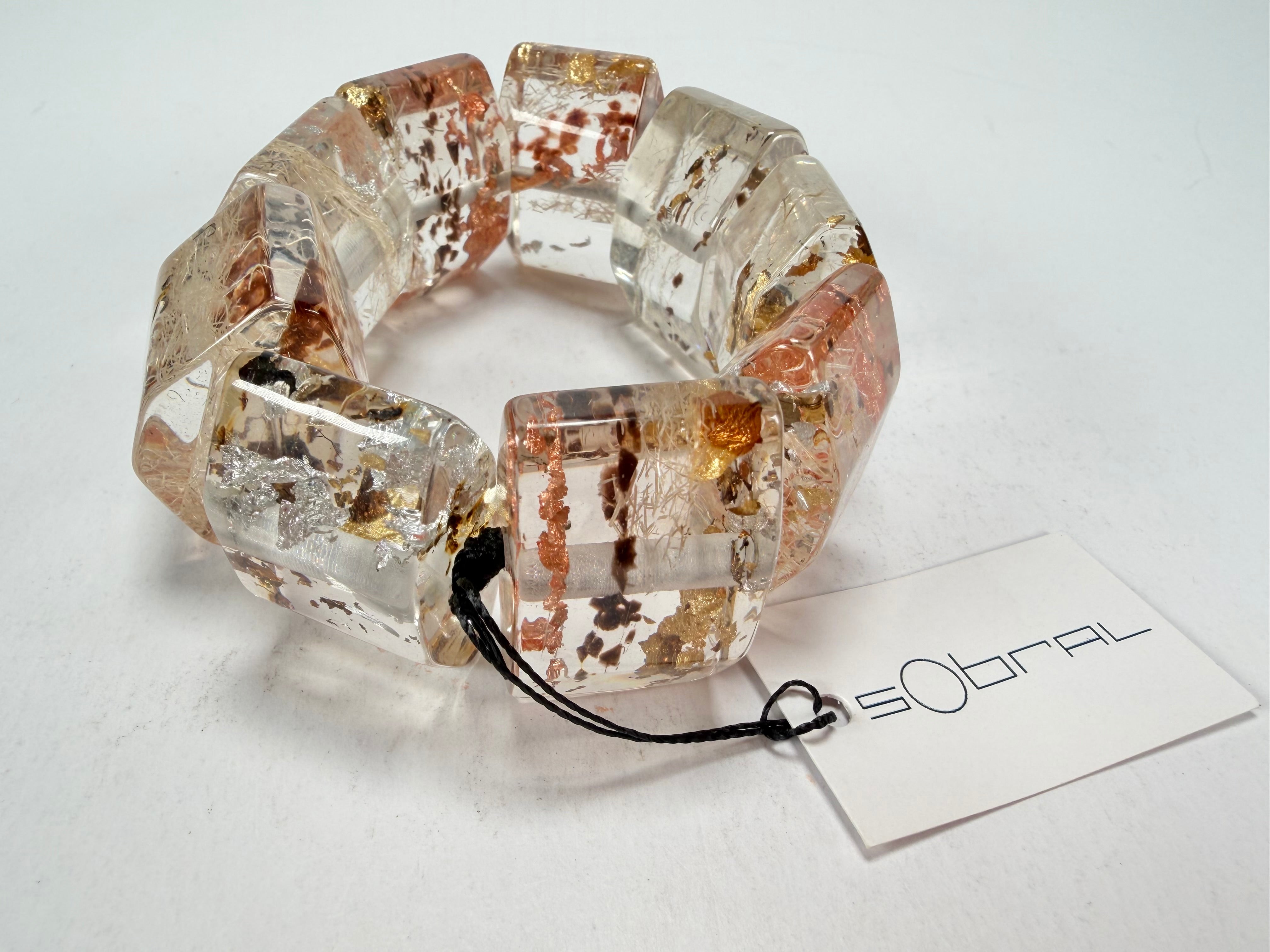 Sobral - Minas Gerais "Studio Creation" Elasticated Resin Bracelet ( 000000 )