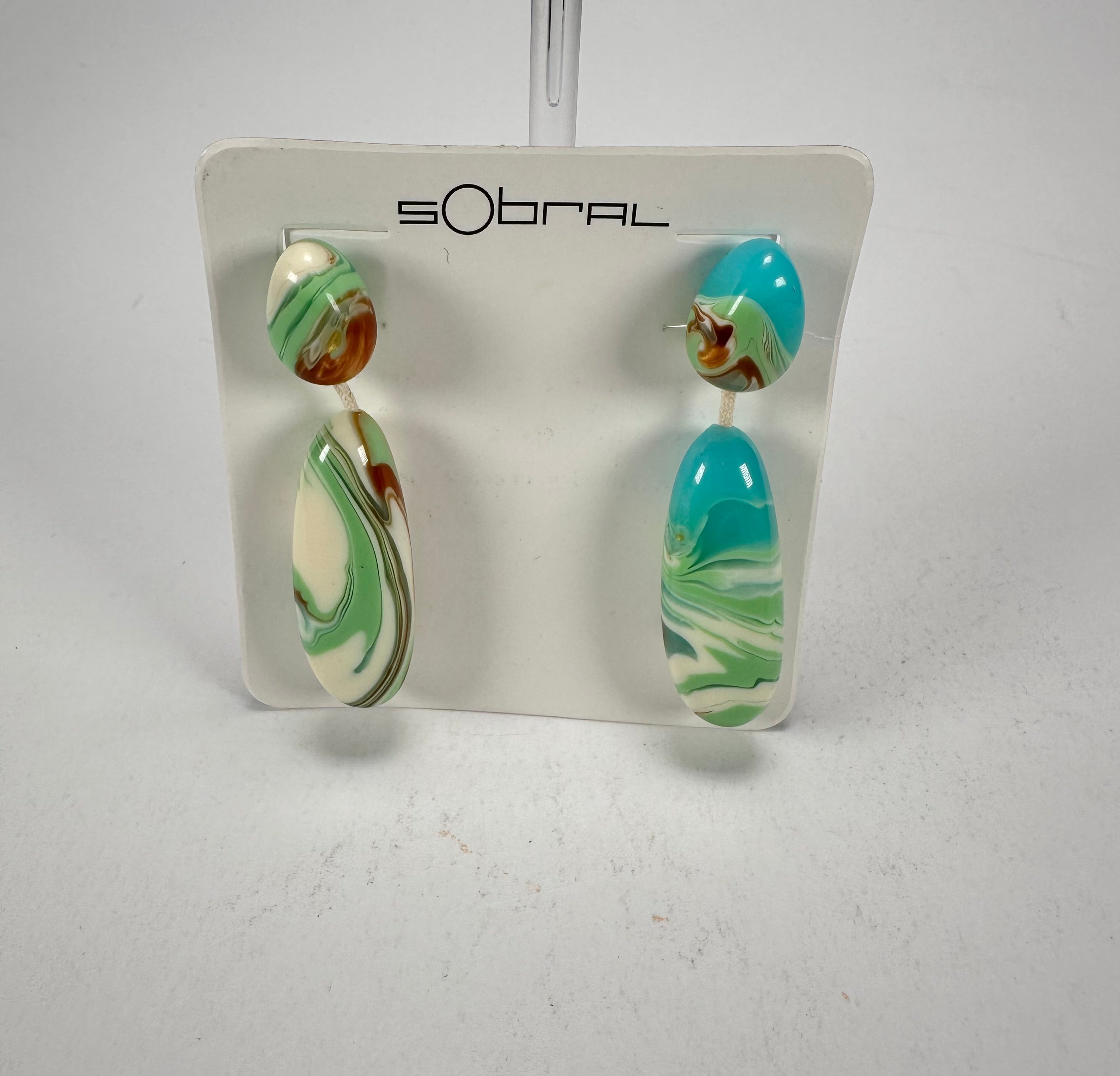 Sobral - Eteria "Caillou" Resin Earrings ( 005427 )