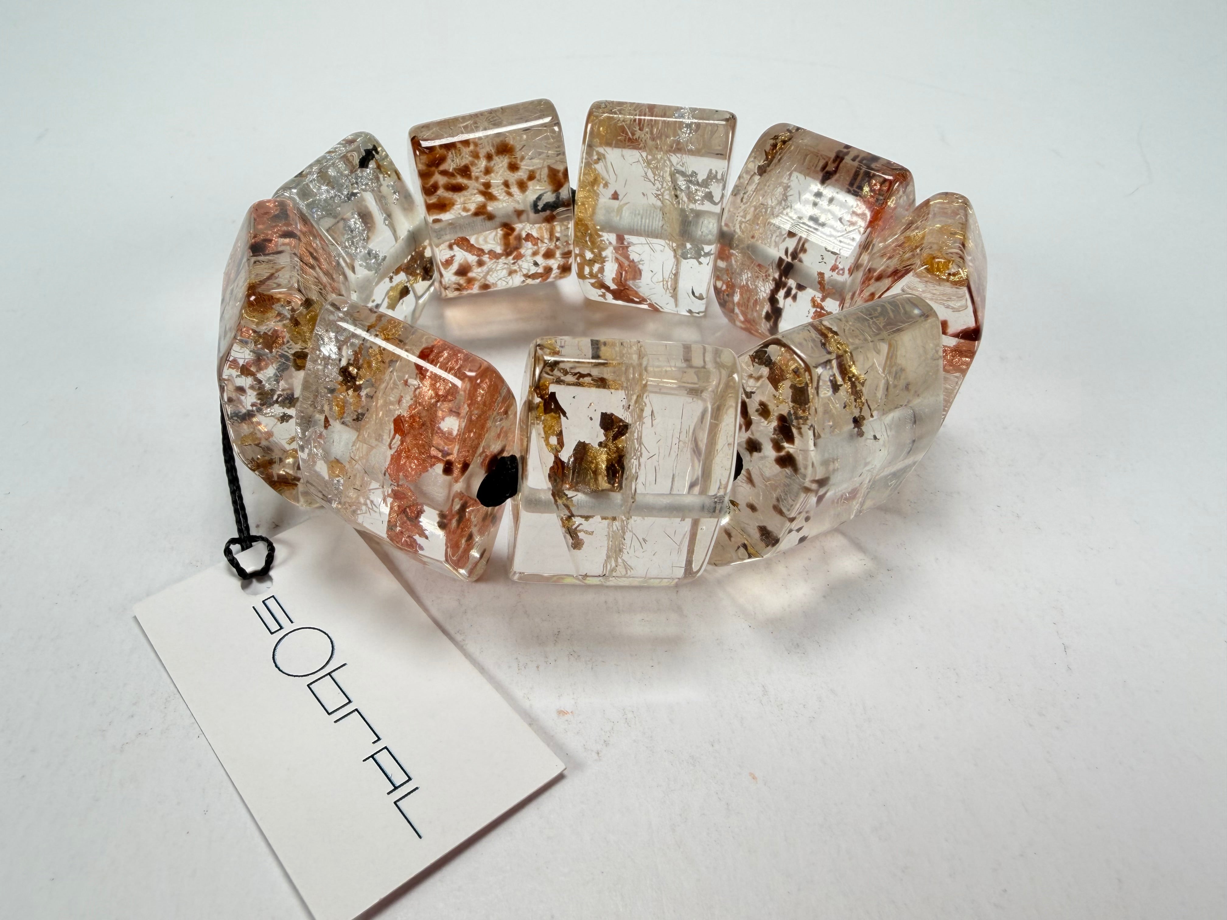 Sobral - Minas Gerais "Studio Creation" Elasticated Resin Bracelet ( 000000 )