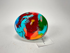Sobral - Multi-Colour "Munique" K.Polido Resin Ring ( 005145 ) - Size UK N / US 6.5