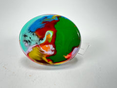 Sobral - Multi-Colour "Munique" K.Polido Resin Ring ( 005145 ) - Size UK Q / US 8