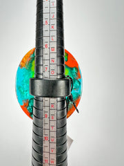 Sobral - Multi-Colour "Munique" K.Polido Resin Ring ( 005145 ) - Size UK Q / US 8