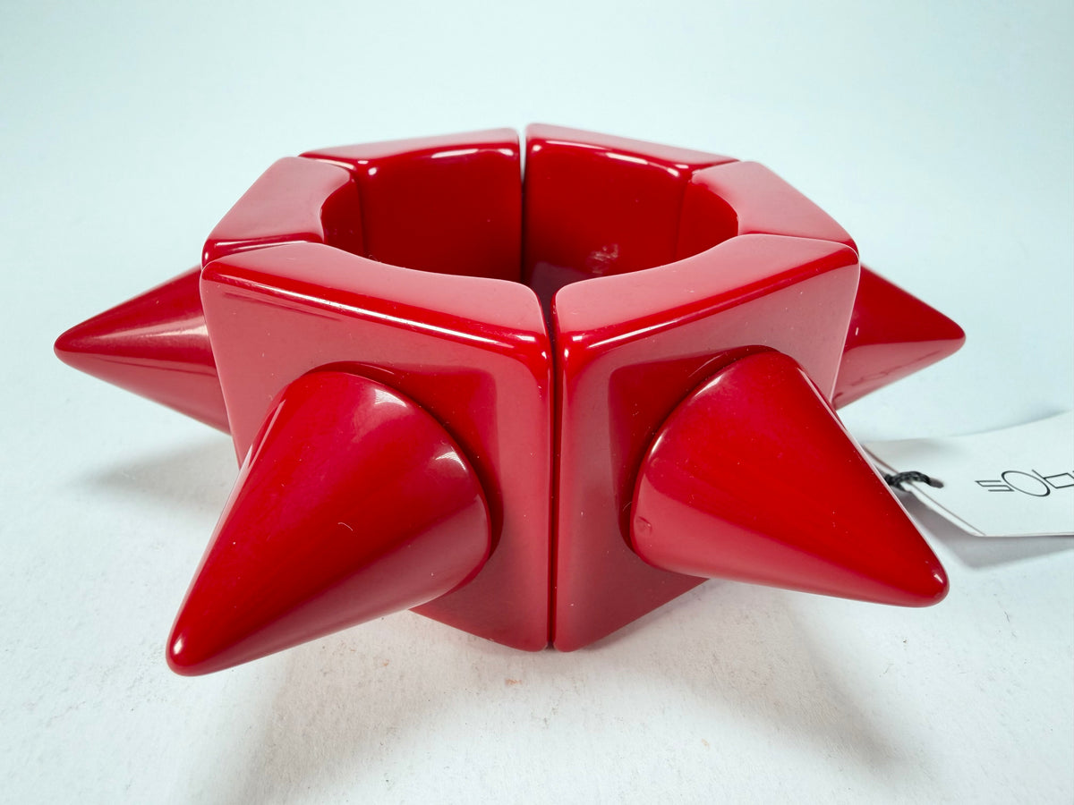 Sobral - Mix 2023 "Sabrina KL" Red Resin Bracelet ( 002893 )