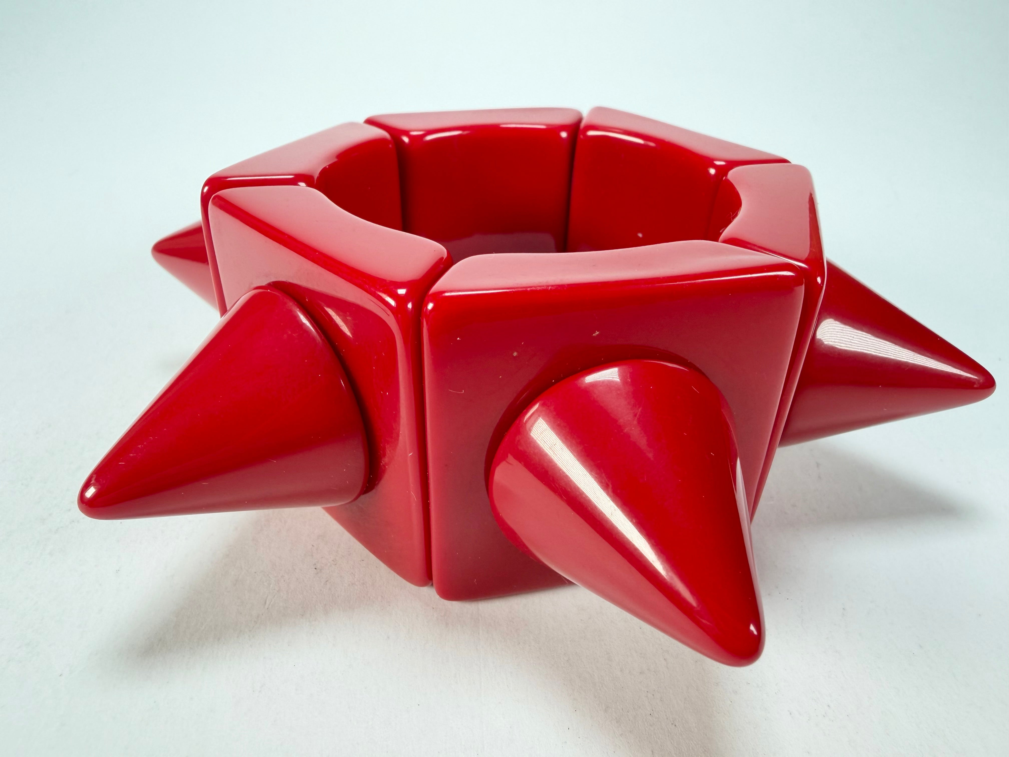 Sobral - Mix 2023 "Sabrina KL" Red Resin Bracelet ( 002893 )