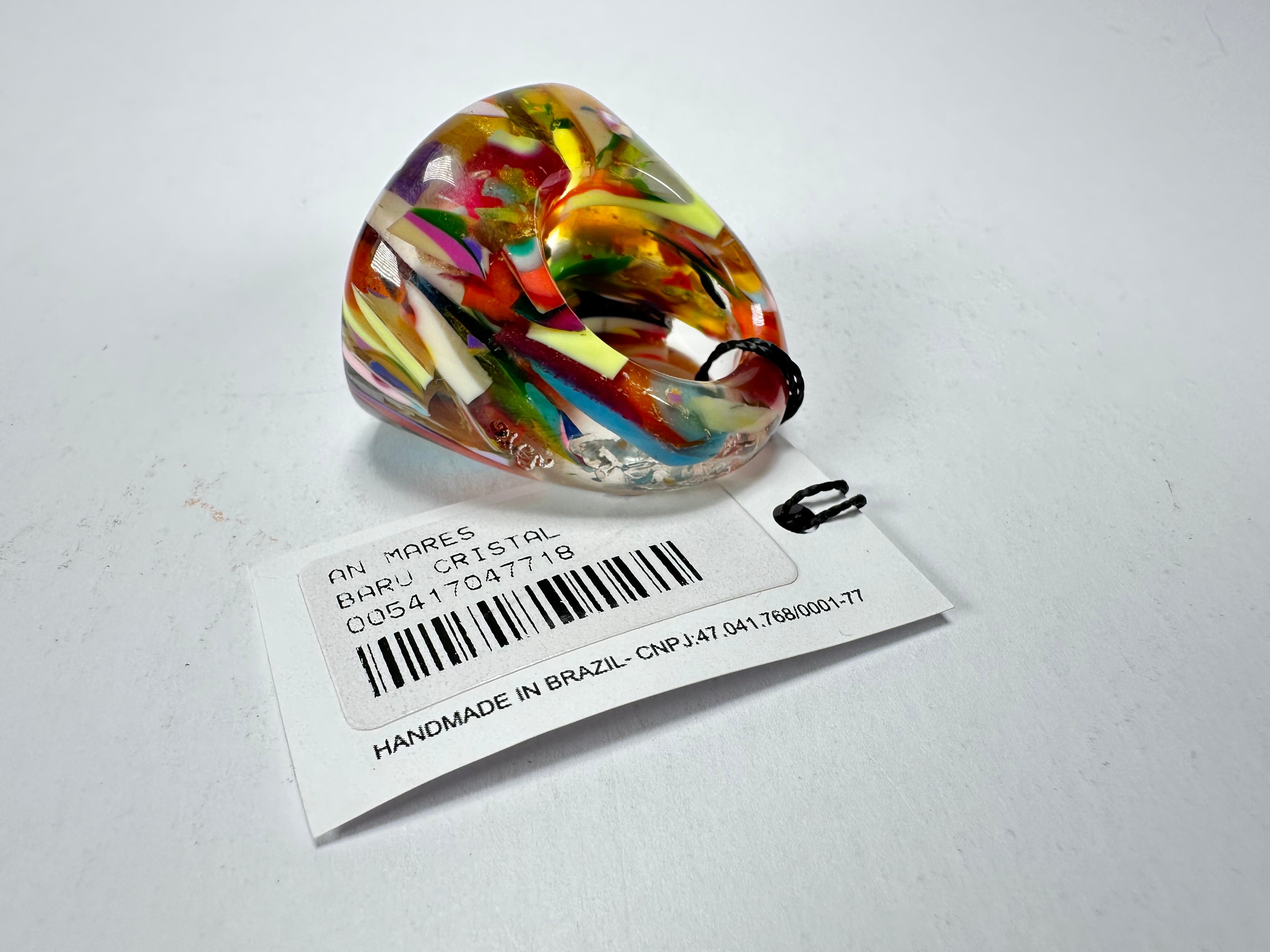 Sobral - Baru "Mares" Resin Ring ( 005417 ) - Size UK P / US 7.5