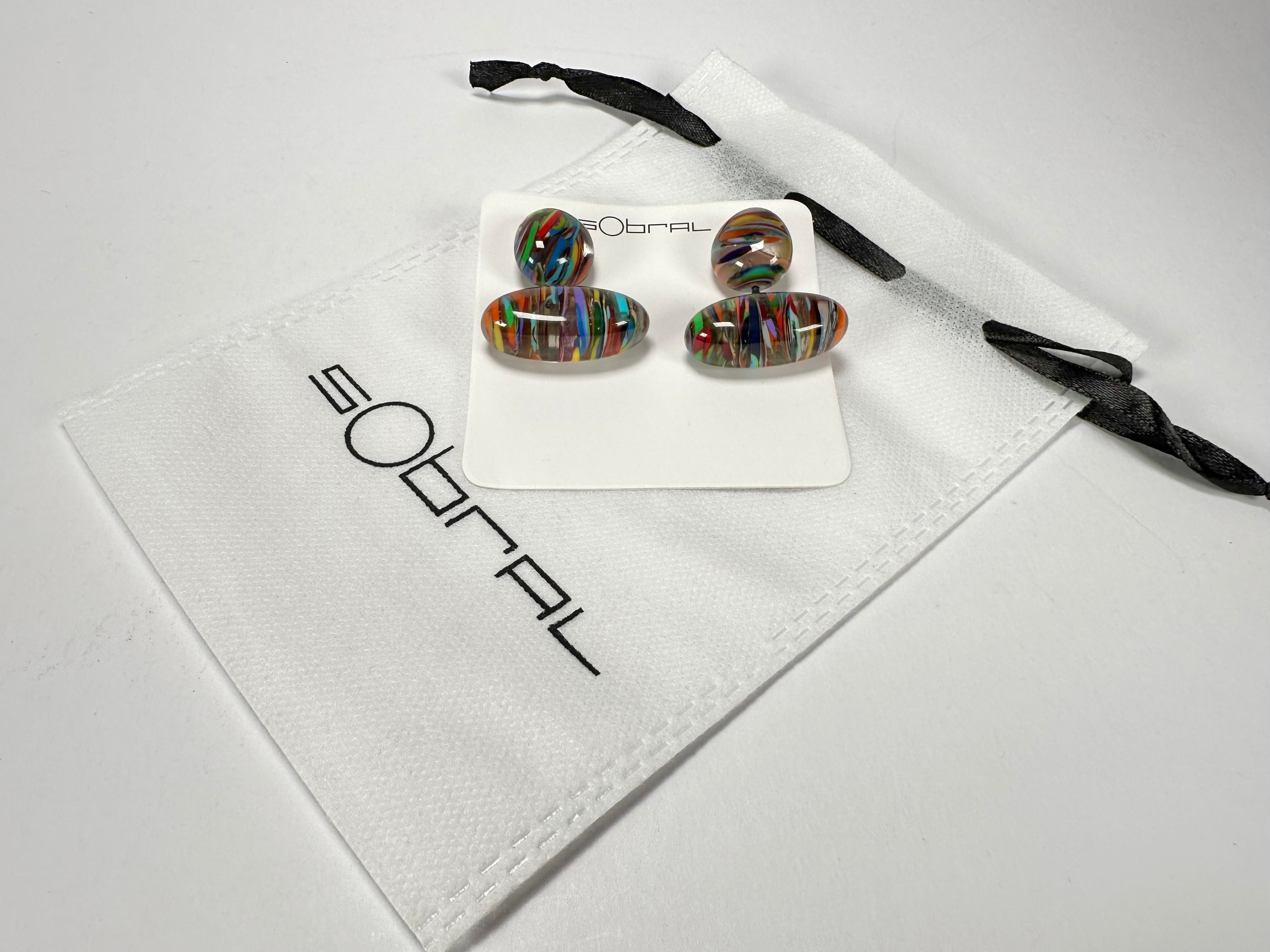 Sobral - Baru "Atelie" Resin Earrings ( 005338 )