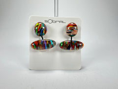 Sobral - Baru "Atelie" Resin Earrings ( 005338 )