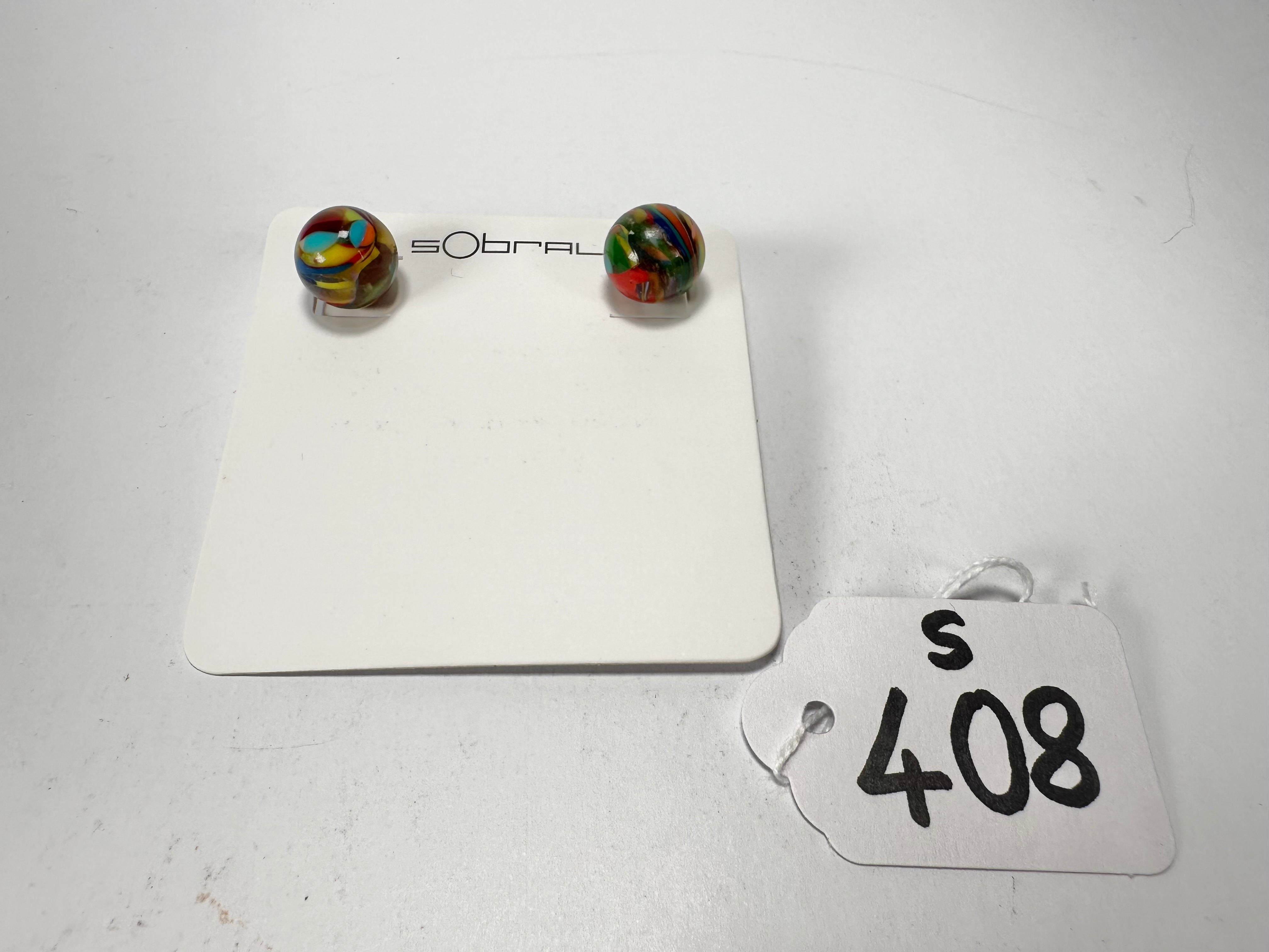 Sobral - Baru "Orbitalis" Resin Earrings ( 005456 )