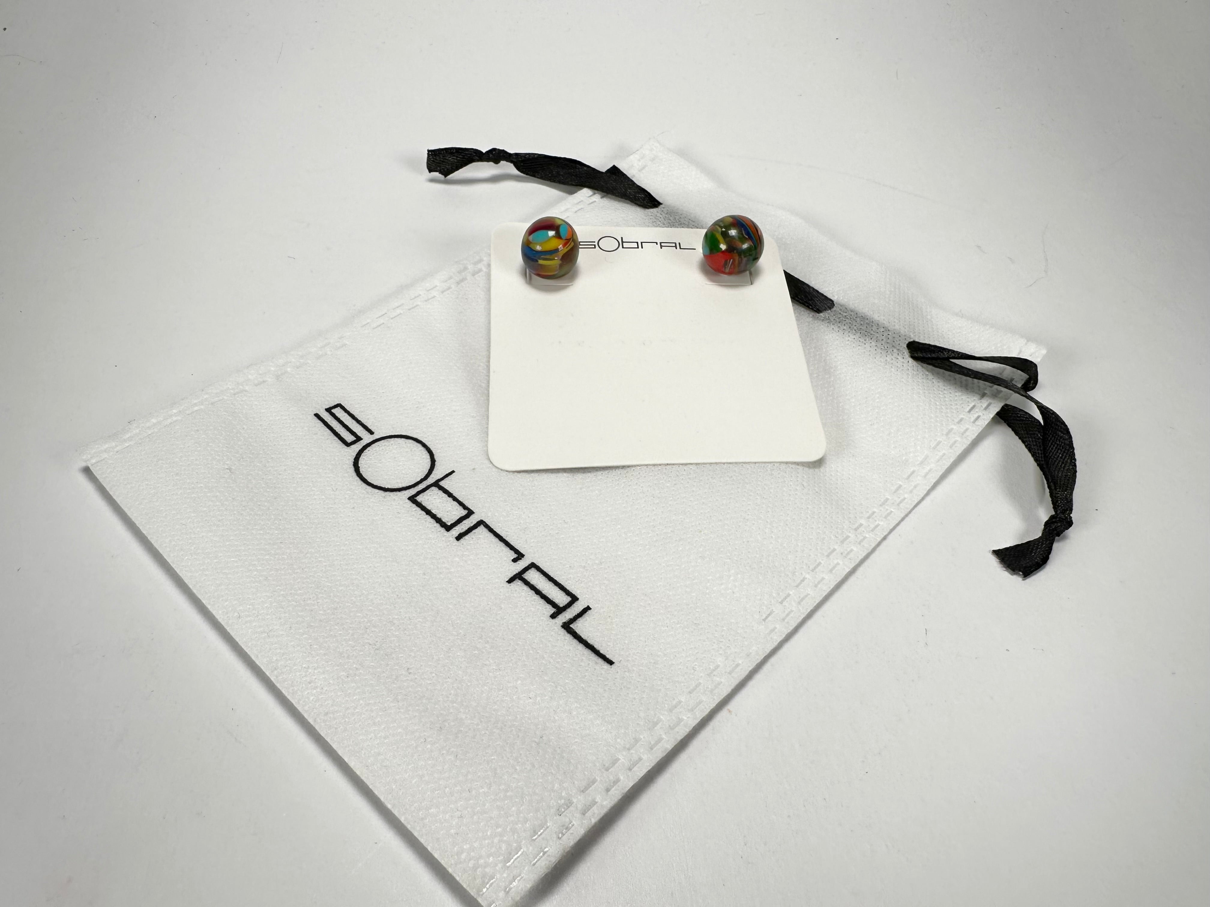 Sobral - Baru "Orbitalis" Resin Earrings ( 005456 )