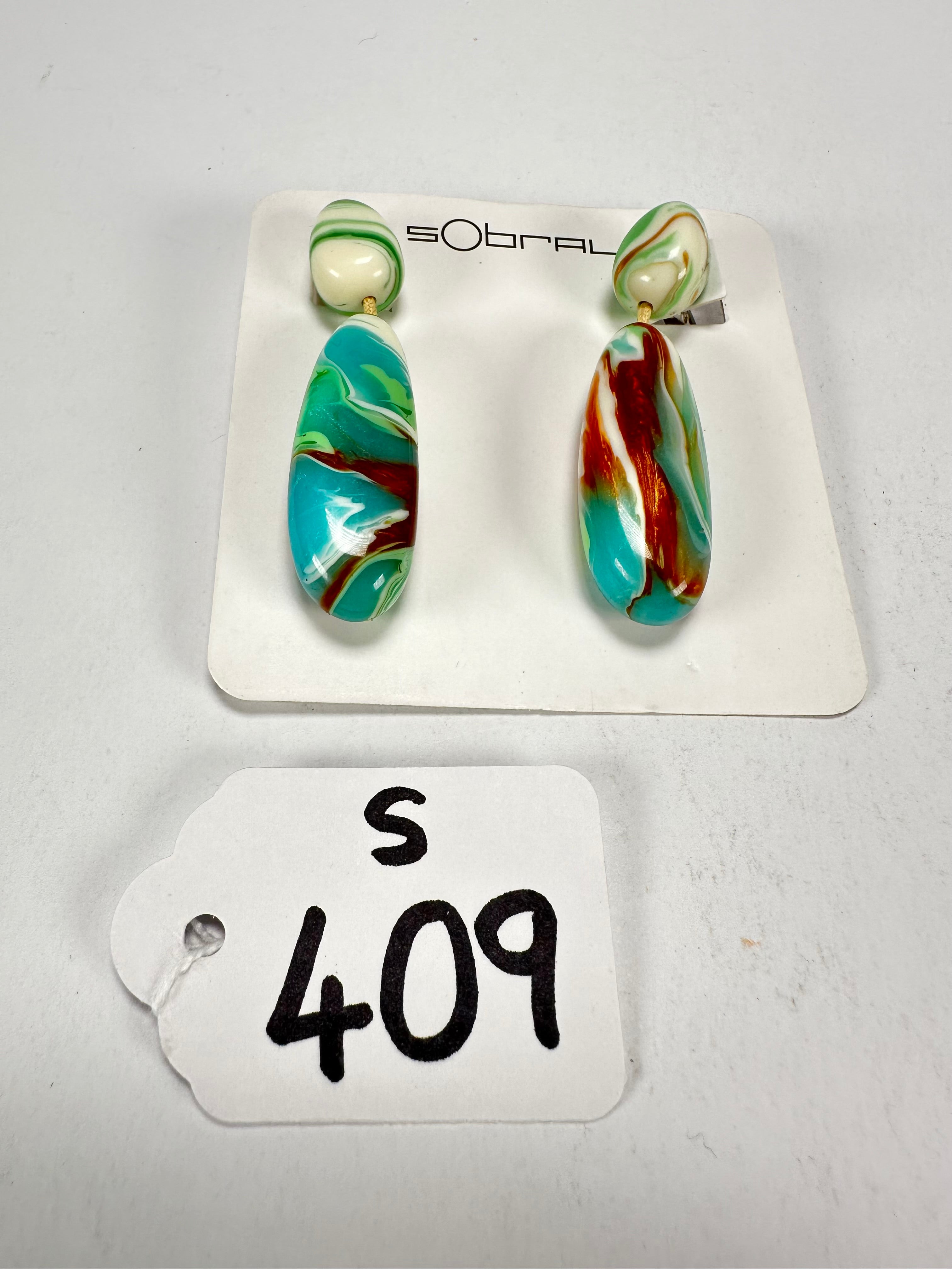 Sobral - Eteria "Caillou" Resin Earrings ( 005427 )