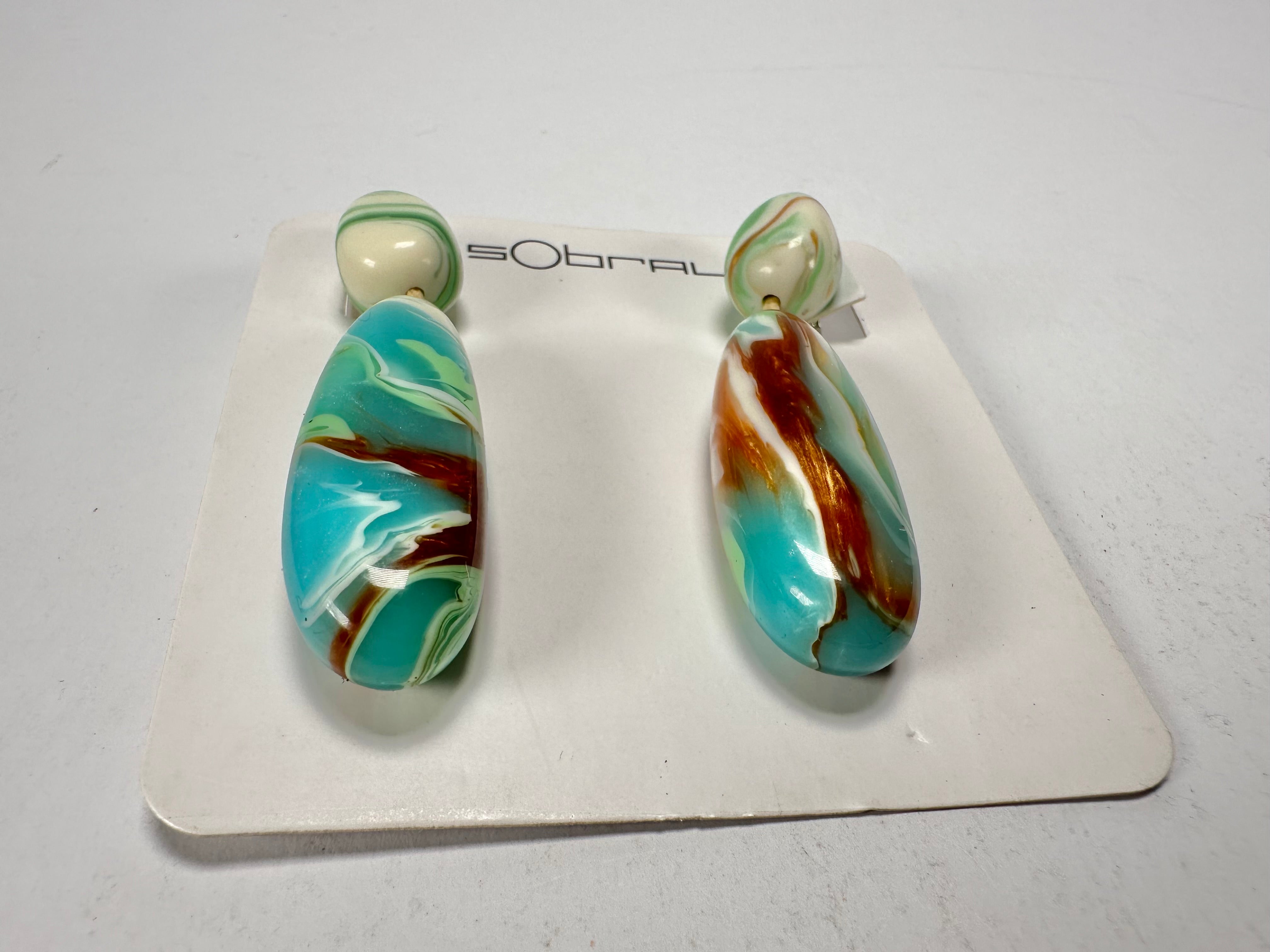 Sobral - Eteria "Caillou" Resin Earrings ( 005427 )