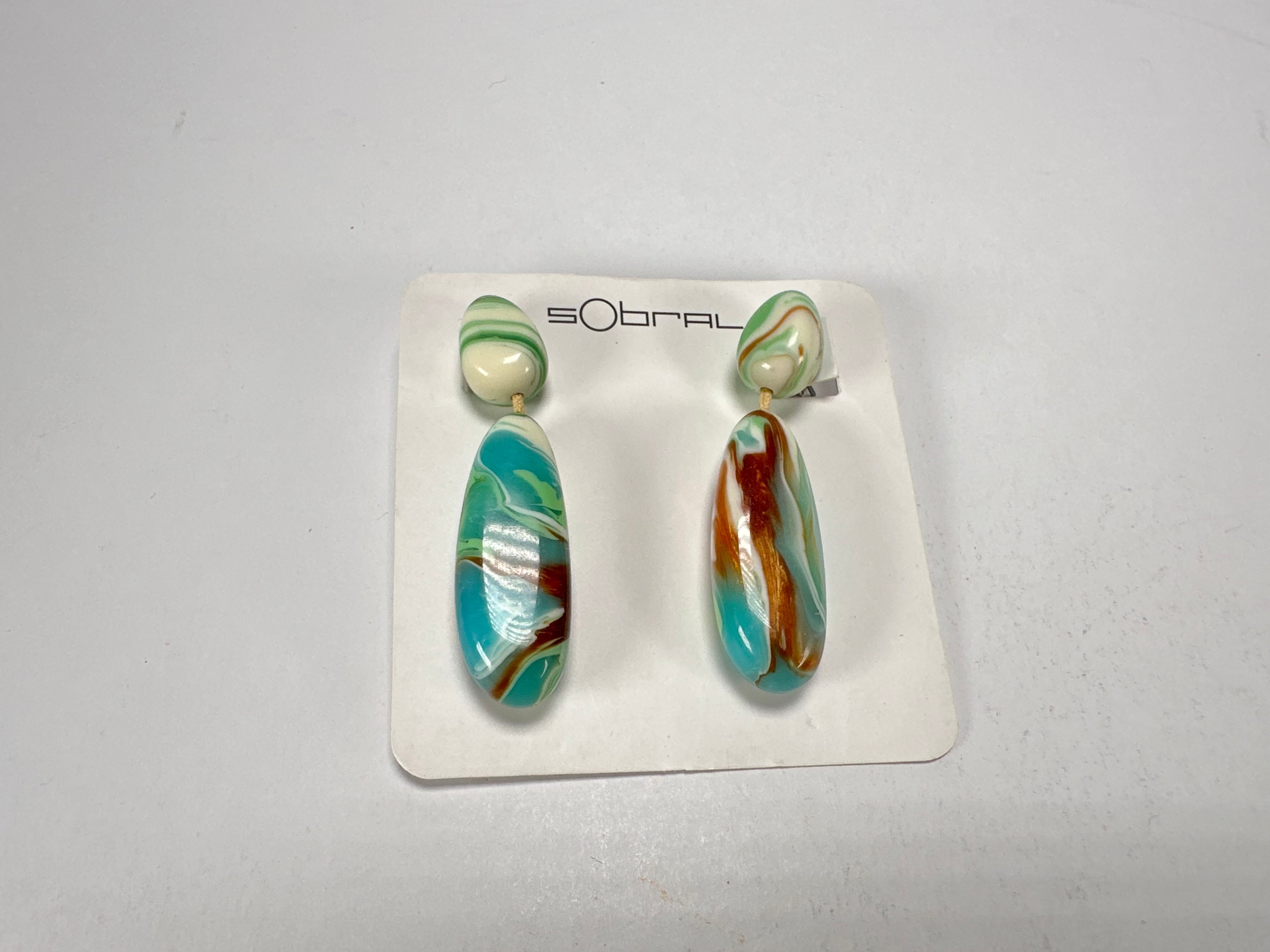 Sobral - Eteria "Caillou" Resin Earrings ( 005427 )