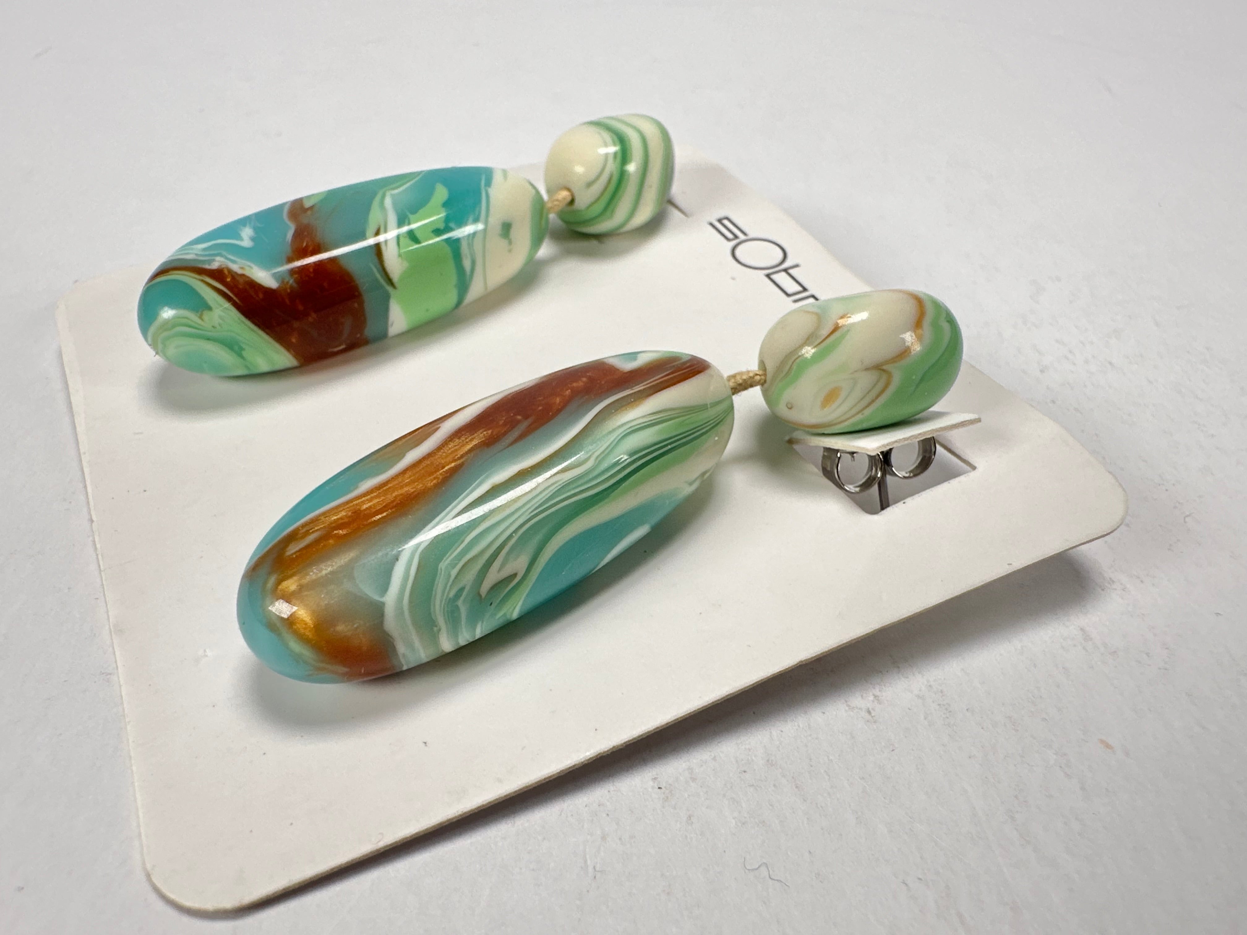 Sobral - Eteria "Caillou" Resin Earrings ( 005427 )