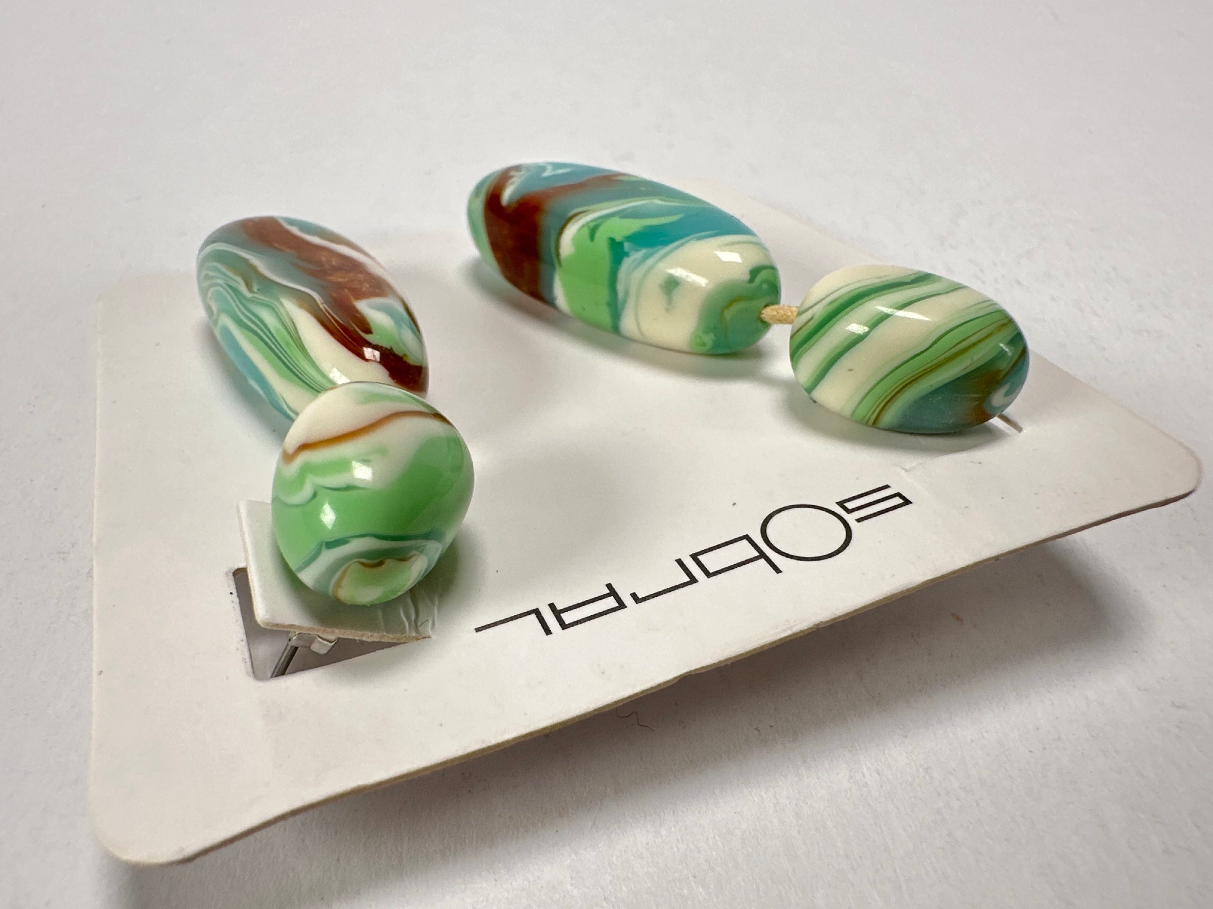 Sobral - Eteria "Caillou" Resin Earrings ( 005427 )