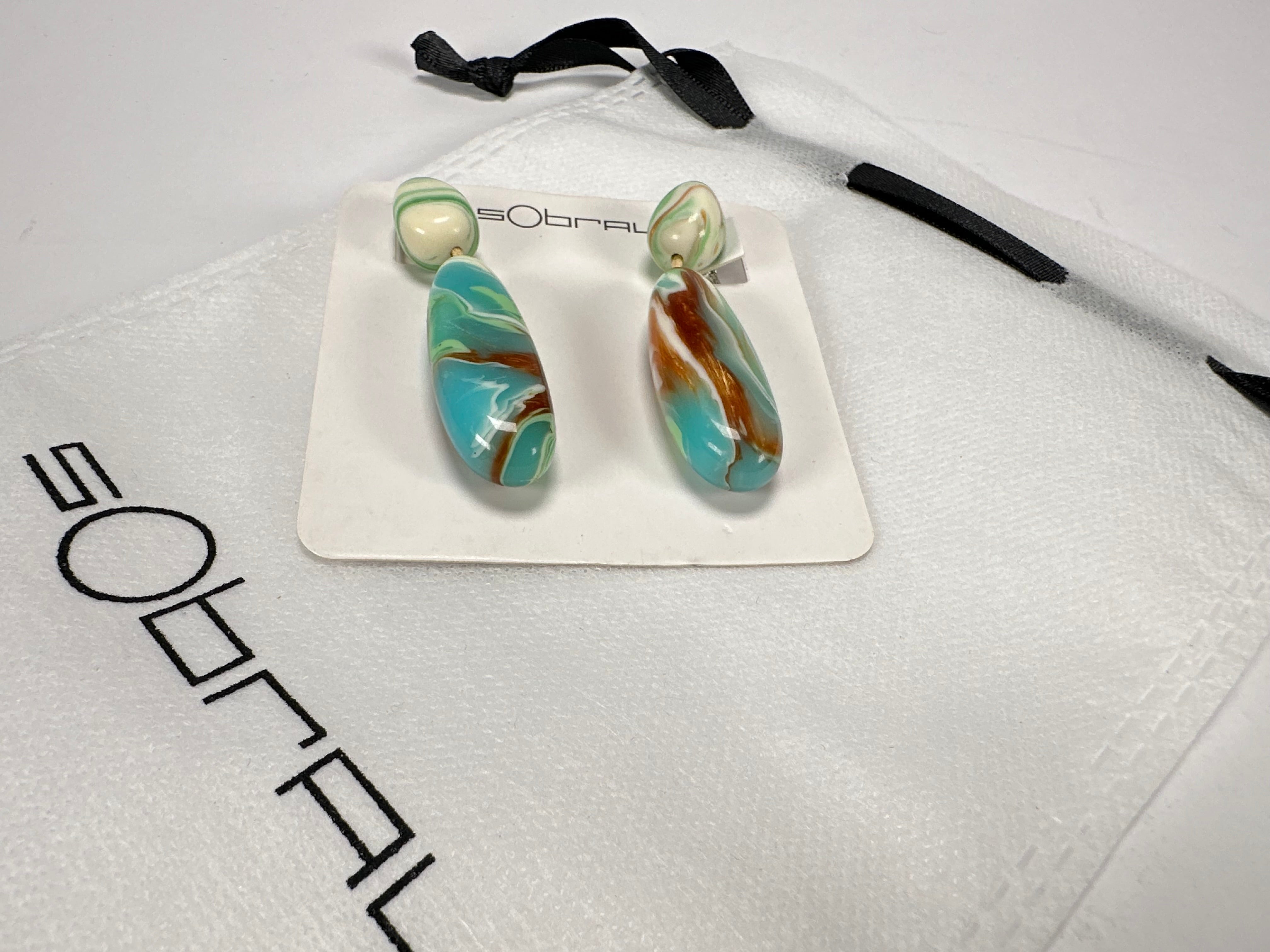 Sobral - Eteria "Caillou" Resin Earrings ( 005427 )