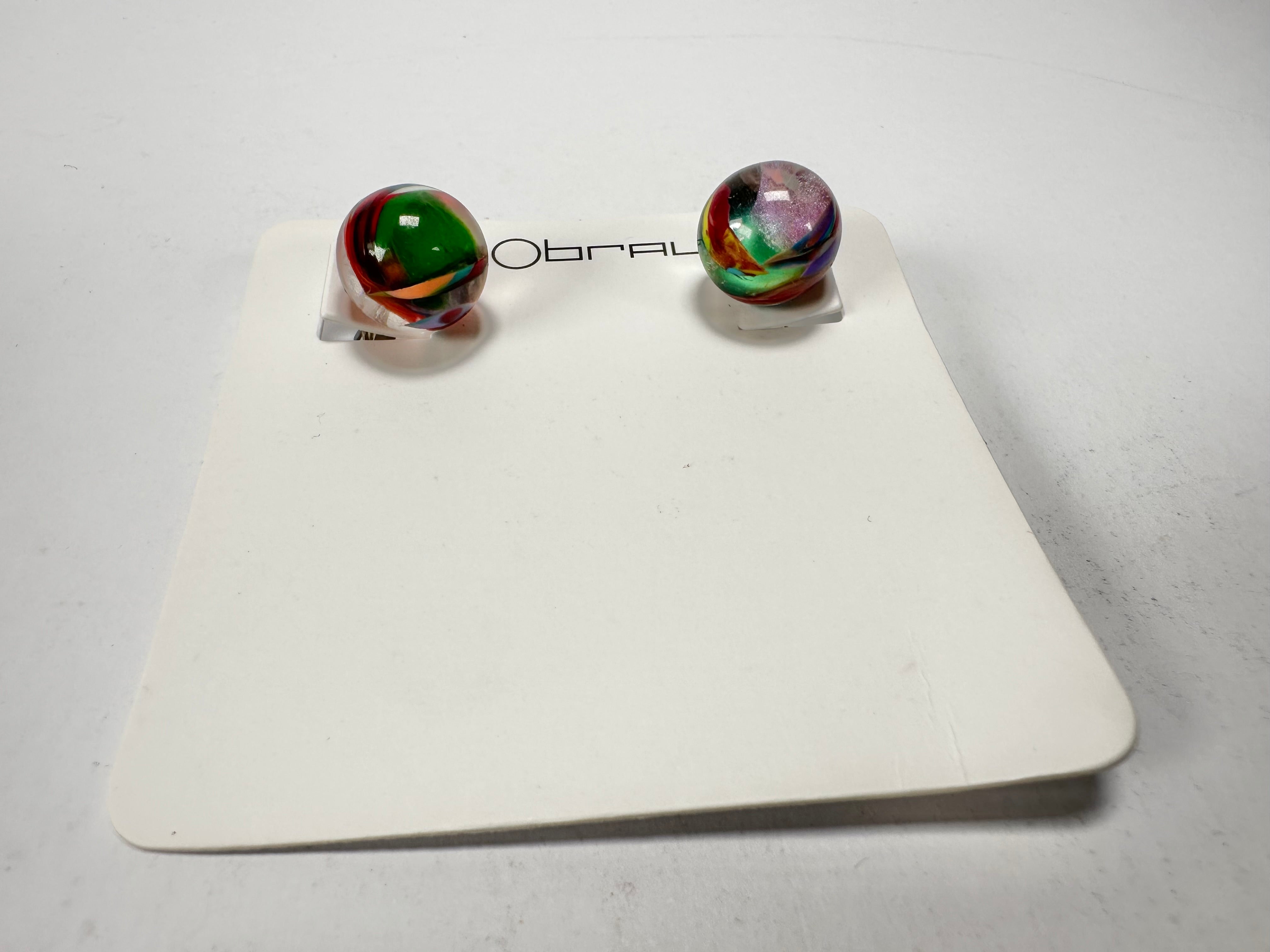 Sobral - Baru "Orbitalis" Resin Earrings ( 005456 )