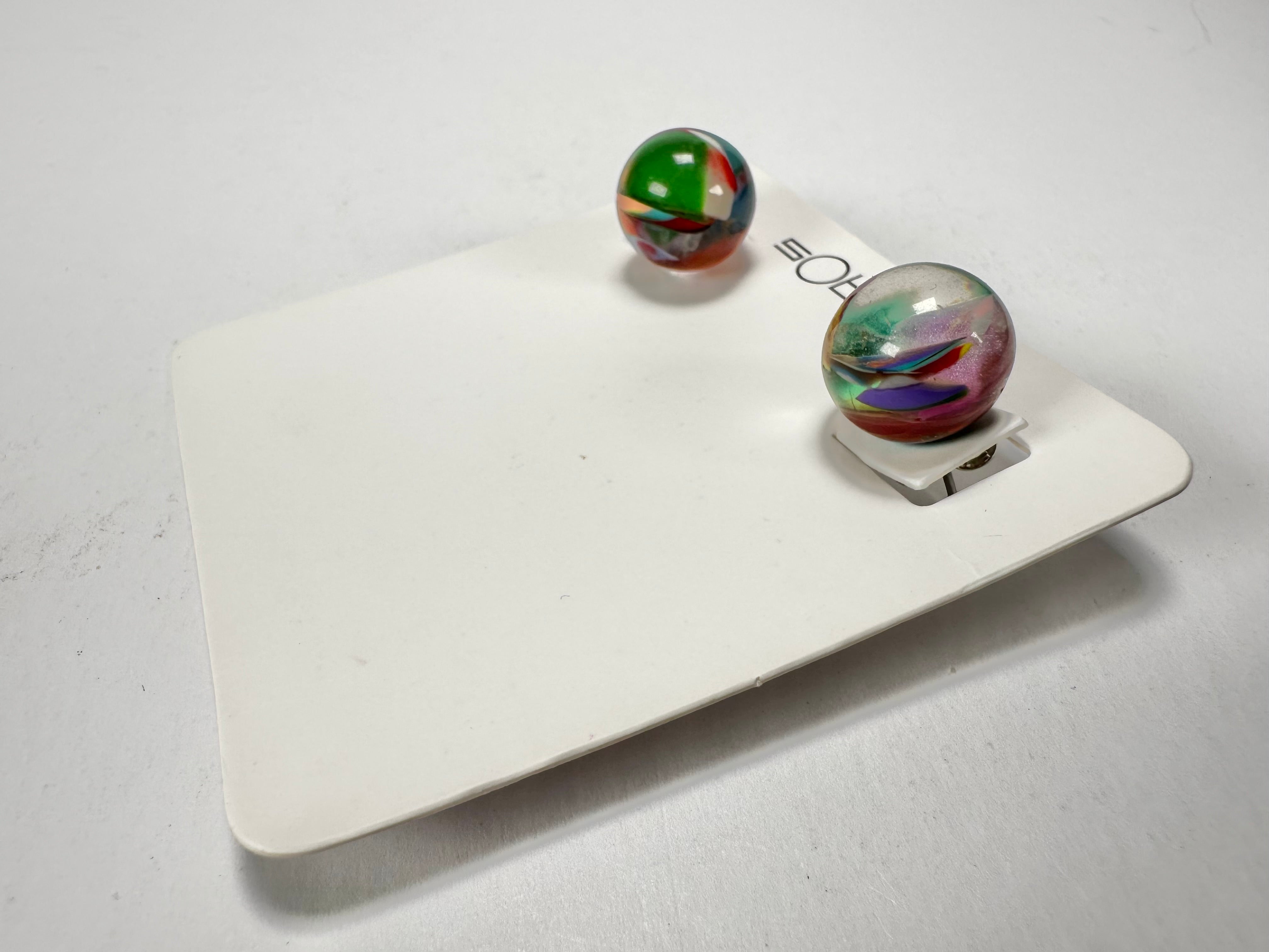 Sobral - Baru "Orbitalis" Resin Earrings ( 005456 )