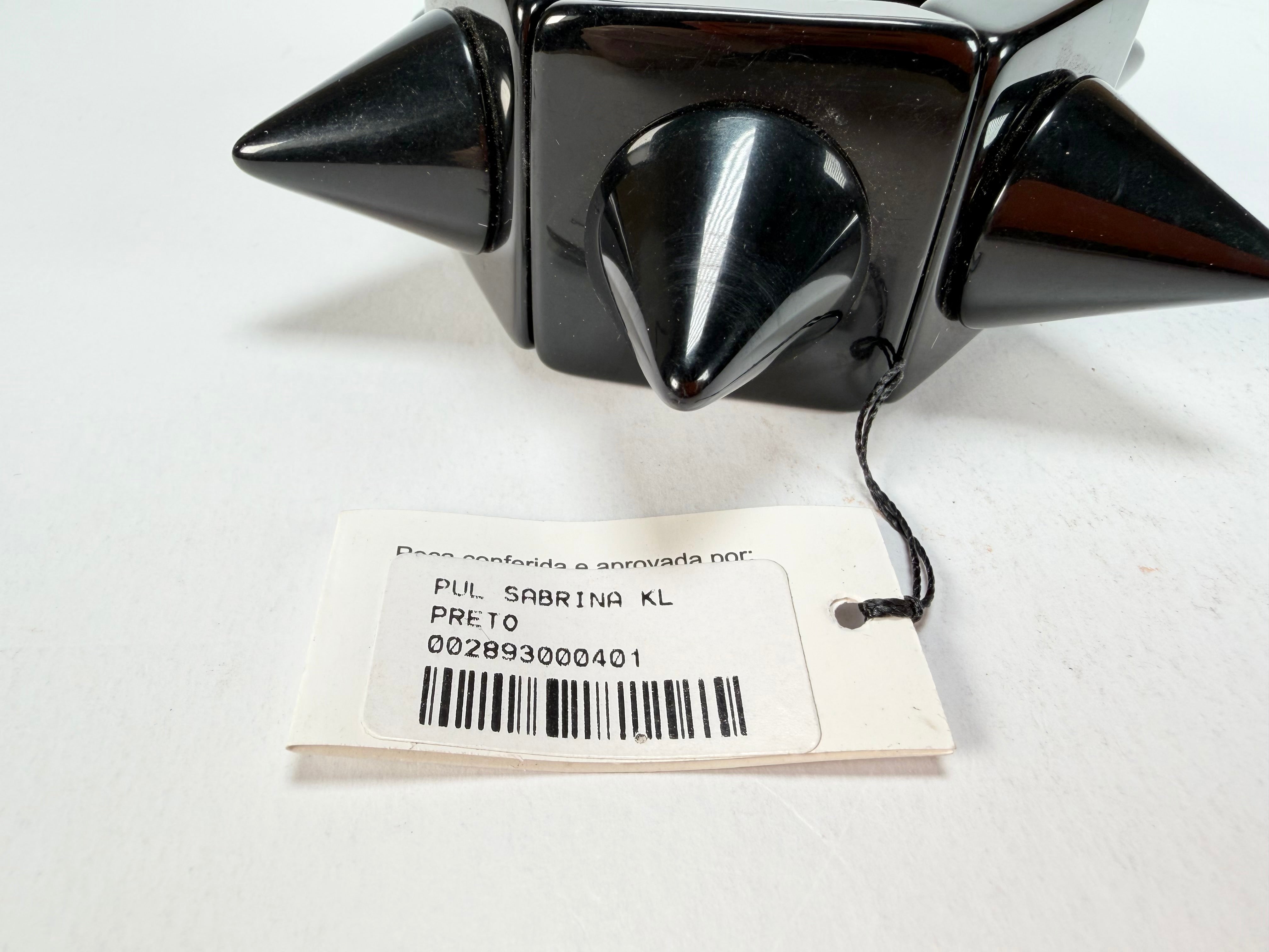 Sobral - Mix 2023 "Sabrina KL" Black Resin Bracelet ( 002893 )