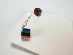 Sobral - Pop Art "Cubinho" Resin Earrings ( 000096 )