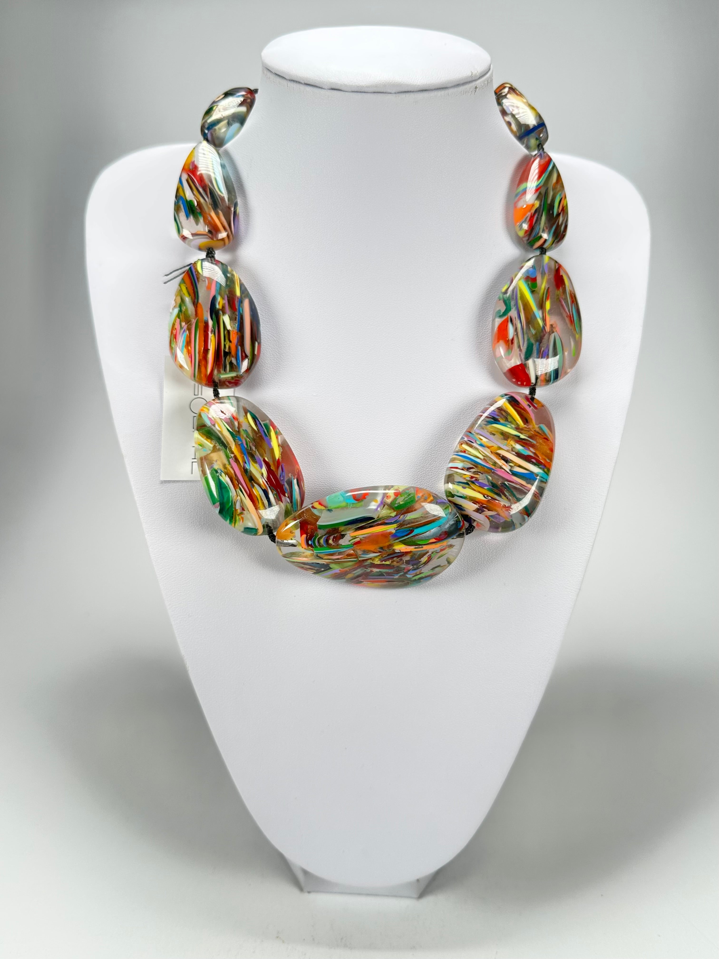 Sobral - Baru "Lisi Efeitos" Resin Necklace ( 004578 )