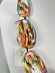 Sobral - Baru "Lisi Efeitos" Resin Necklace ( 004578 )