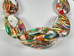 Sobral - Baru "Lisi Efeitos" Resin Necklace ( 004578 )