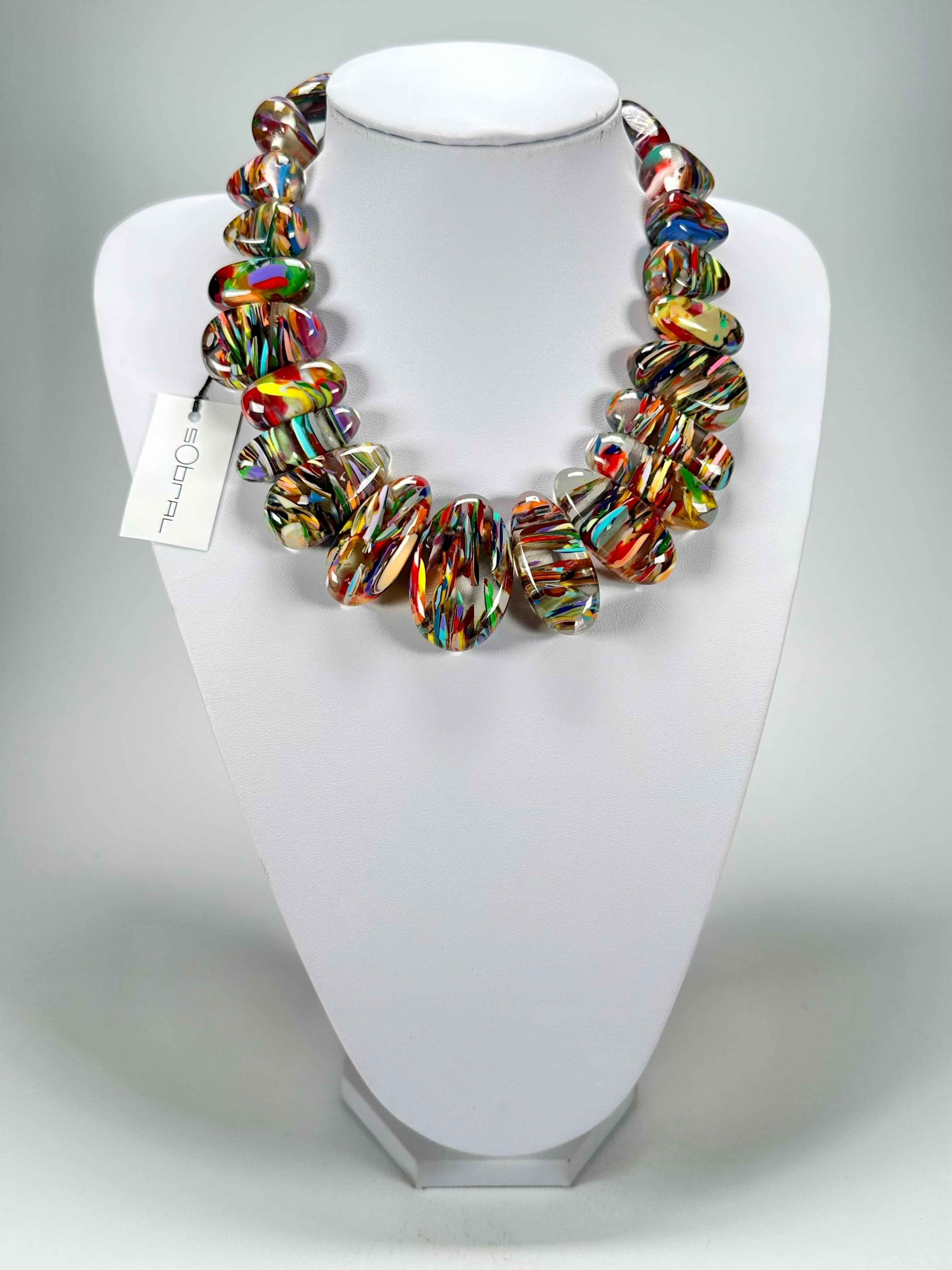 Sobral - Baru "Monica" Resin Necklace ( 005412 )