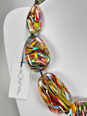 Sobral - Baru "Lisi Efeitos" Resin Necklace ( 004578 )