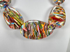 Sobral - Baru "Lisi Efeitos" Resin Necklace ( 004578 )