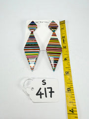 Sobral - Pop Art "Nial" Resin Earrings ( 004203 )