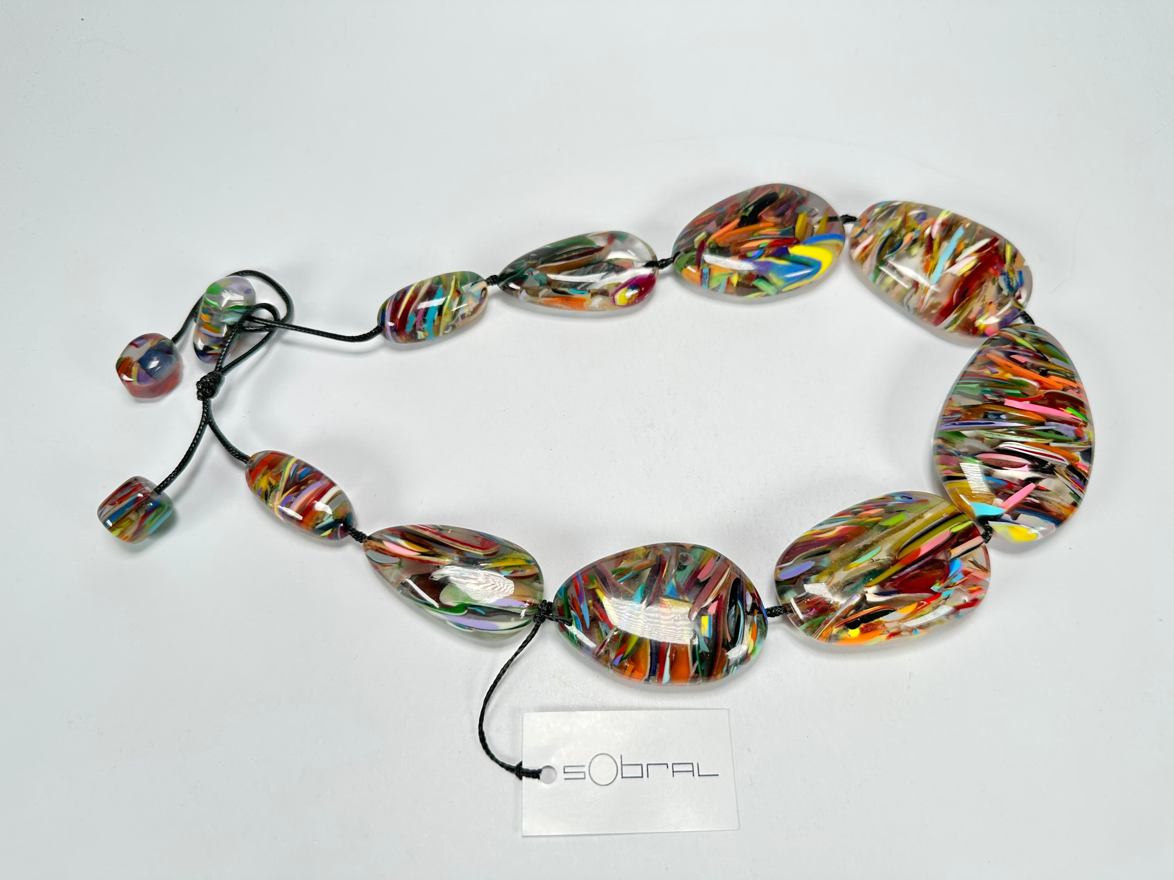 Sobral - Baru "Lisi Efeitos" Resin Necklace ( 004578 )