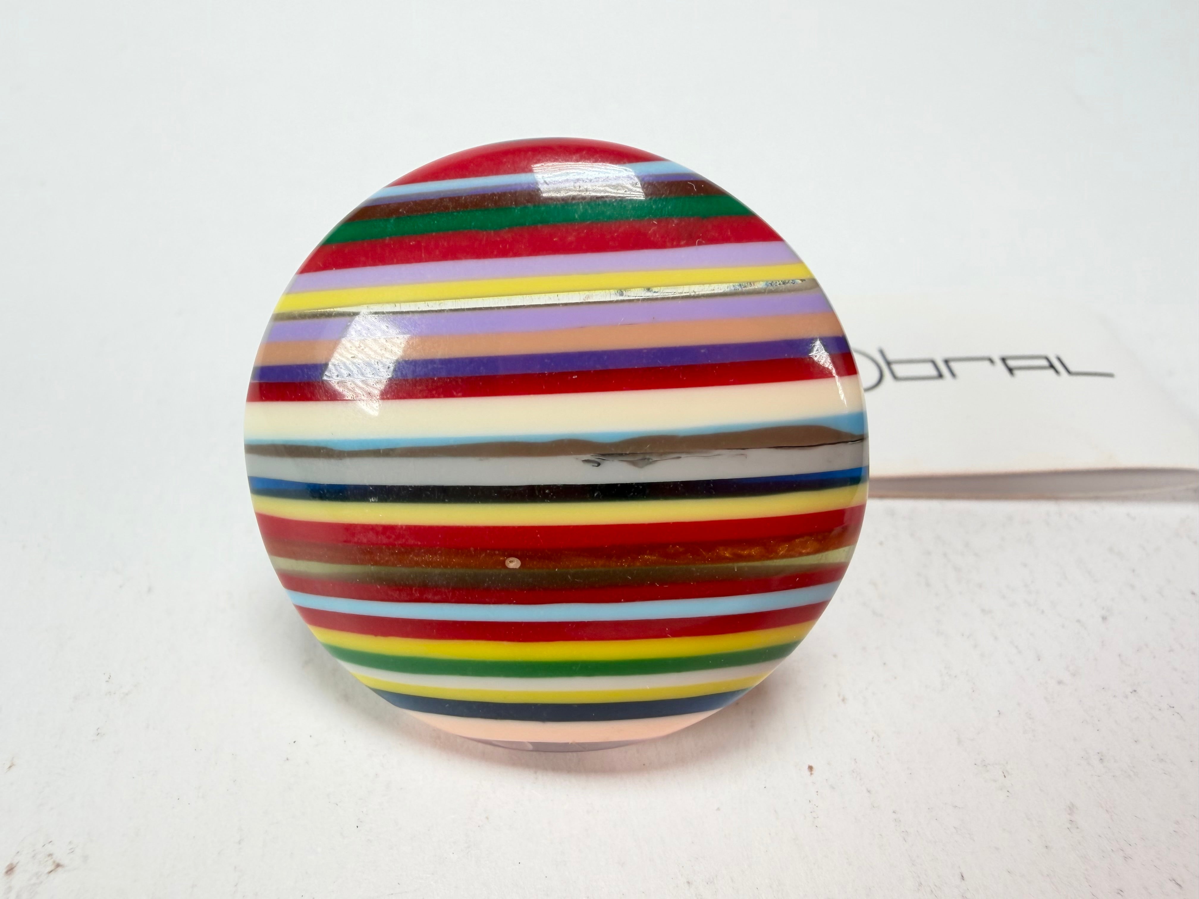 Sobral - Pop Art "Bead Efeitos" Resin Ring ( 004764 ) - Size UK N / US 7