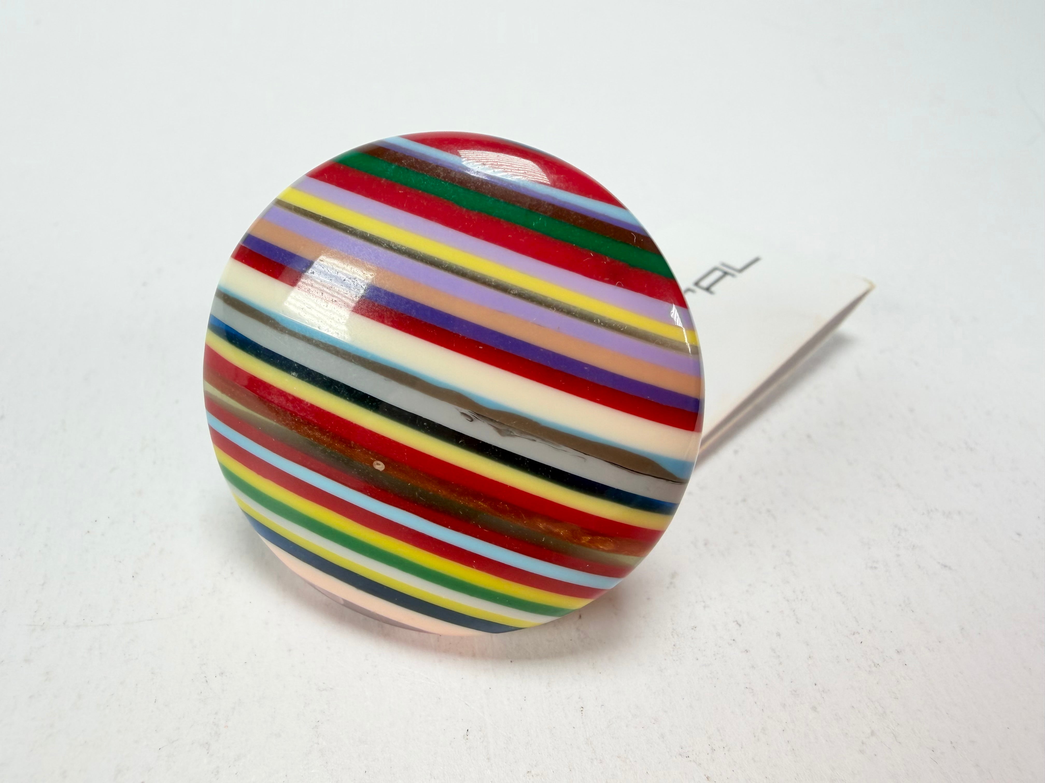 Sobral - Pop Art "Bead Efeitos" Resin Ring ( 004764 ) - Size UK N / US 7