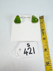 Sobral - Mix 2023 "Pequeno Diamante" Cana Cristal Resin Earrings ( 003600 )