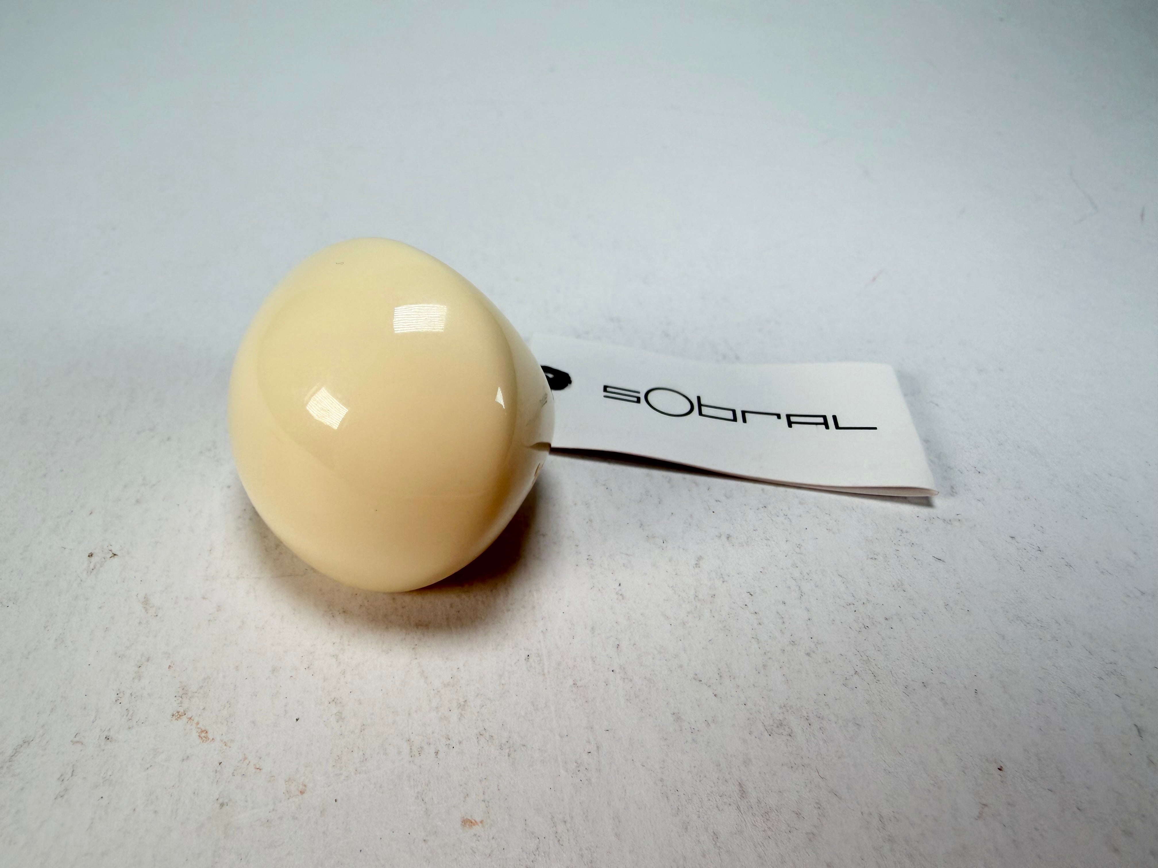 Sobral - Mix 2023 "Sintonia" Marfim Cream Resin Ring ( 003598 ) - Size UK M / US 6