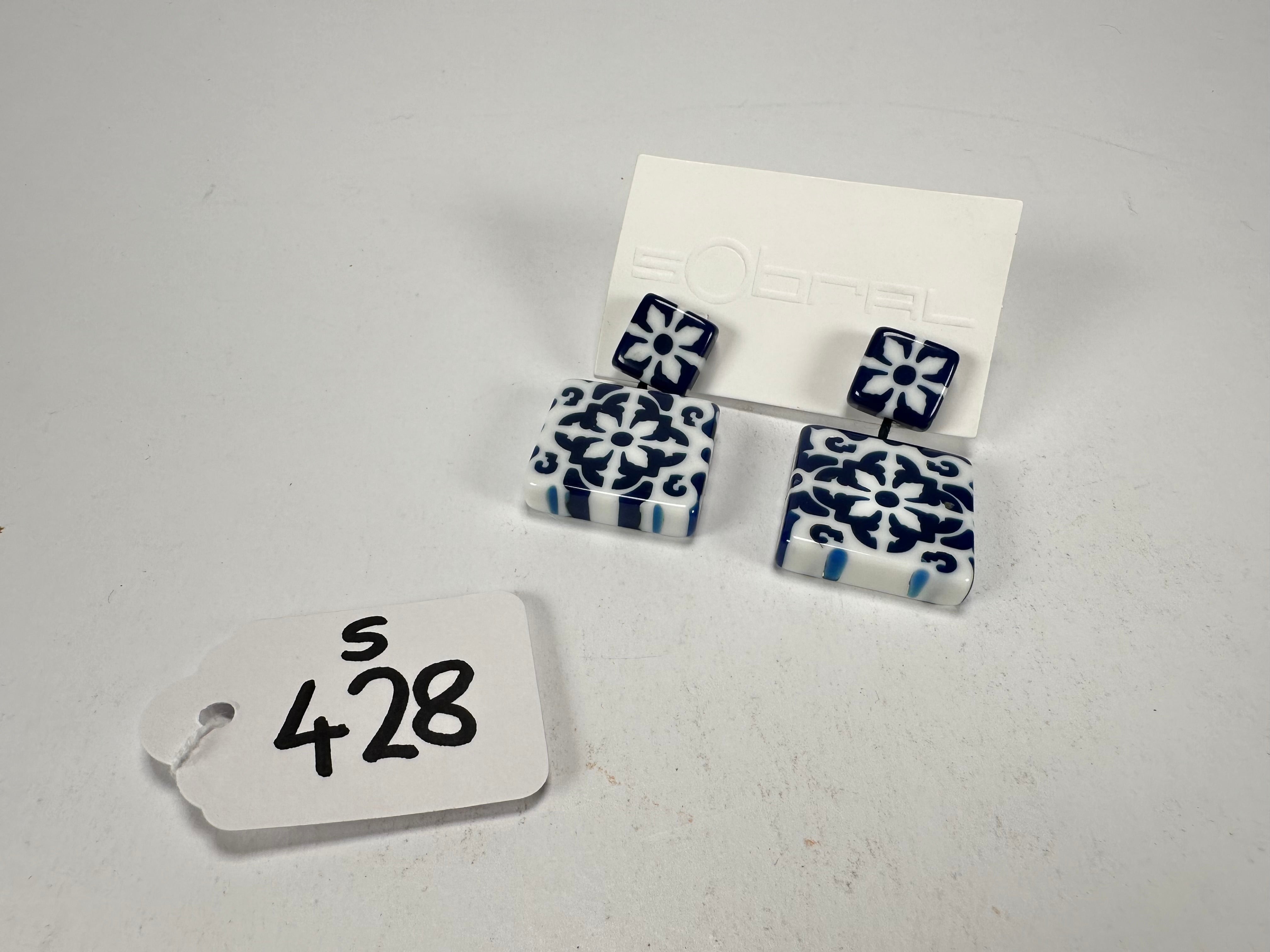 Sobral - Lisboa "Belém " Resin Earrings ( 005474 )