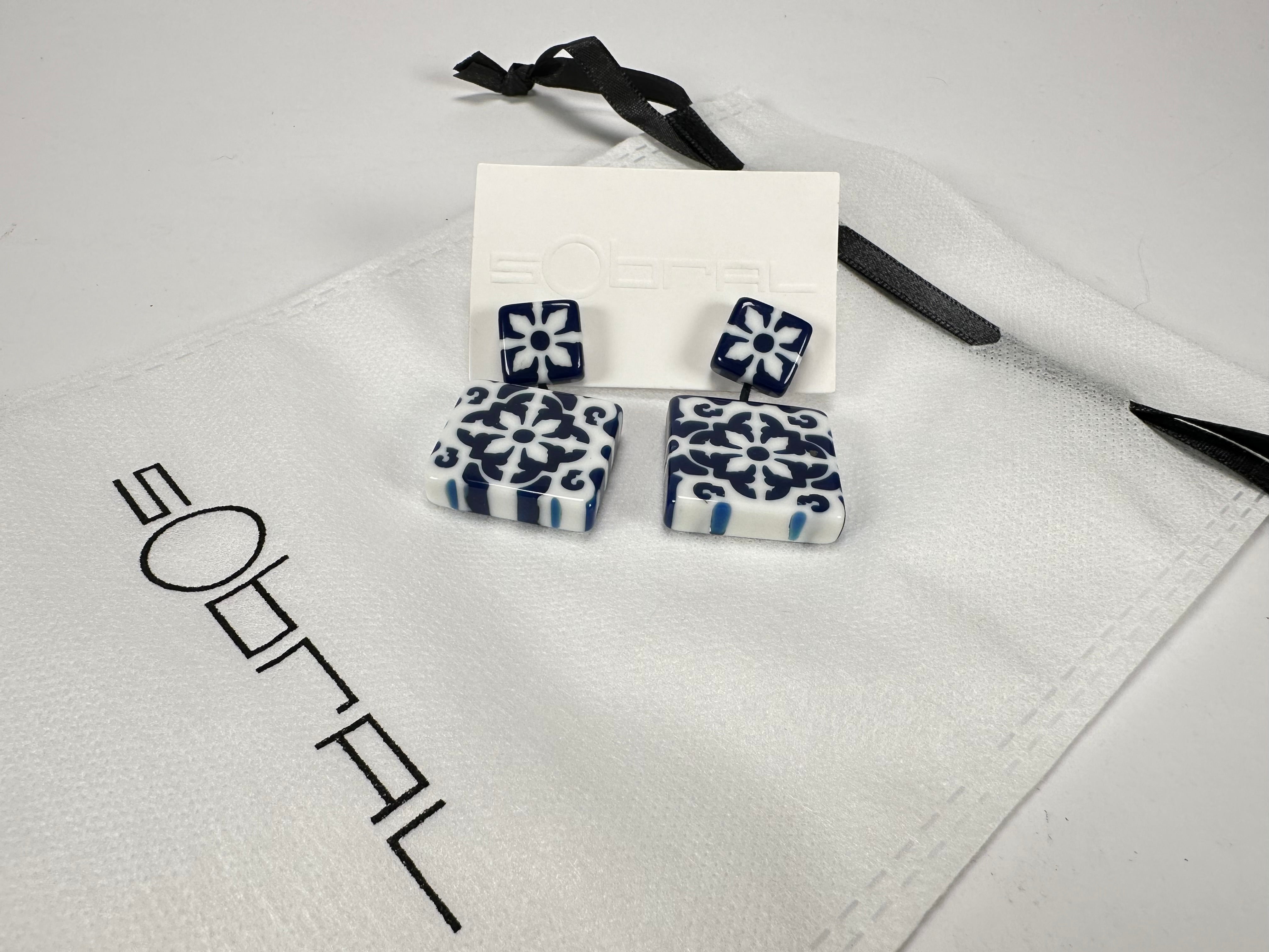 Sobral - Lisboa "Belém " Resin Earrings ( 005474 )