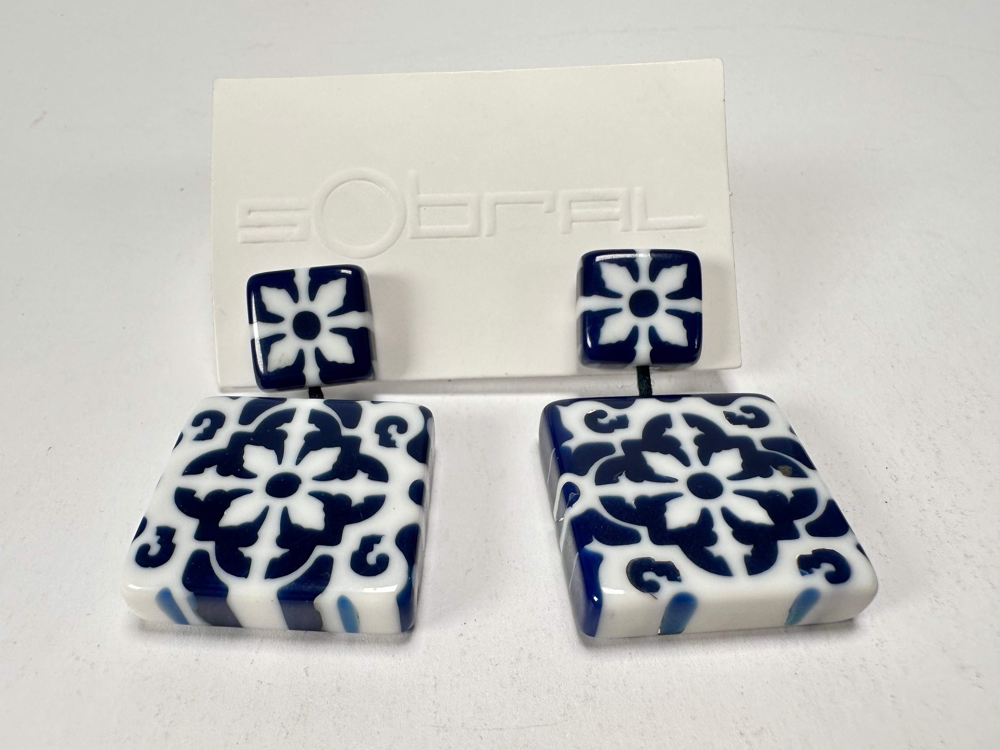 Sobral - Lisboa "Belém " Resin Earrings ( 005474 )
