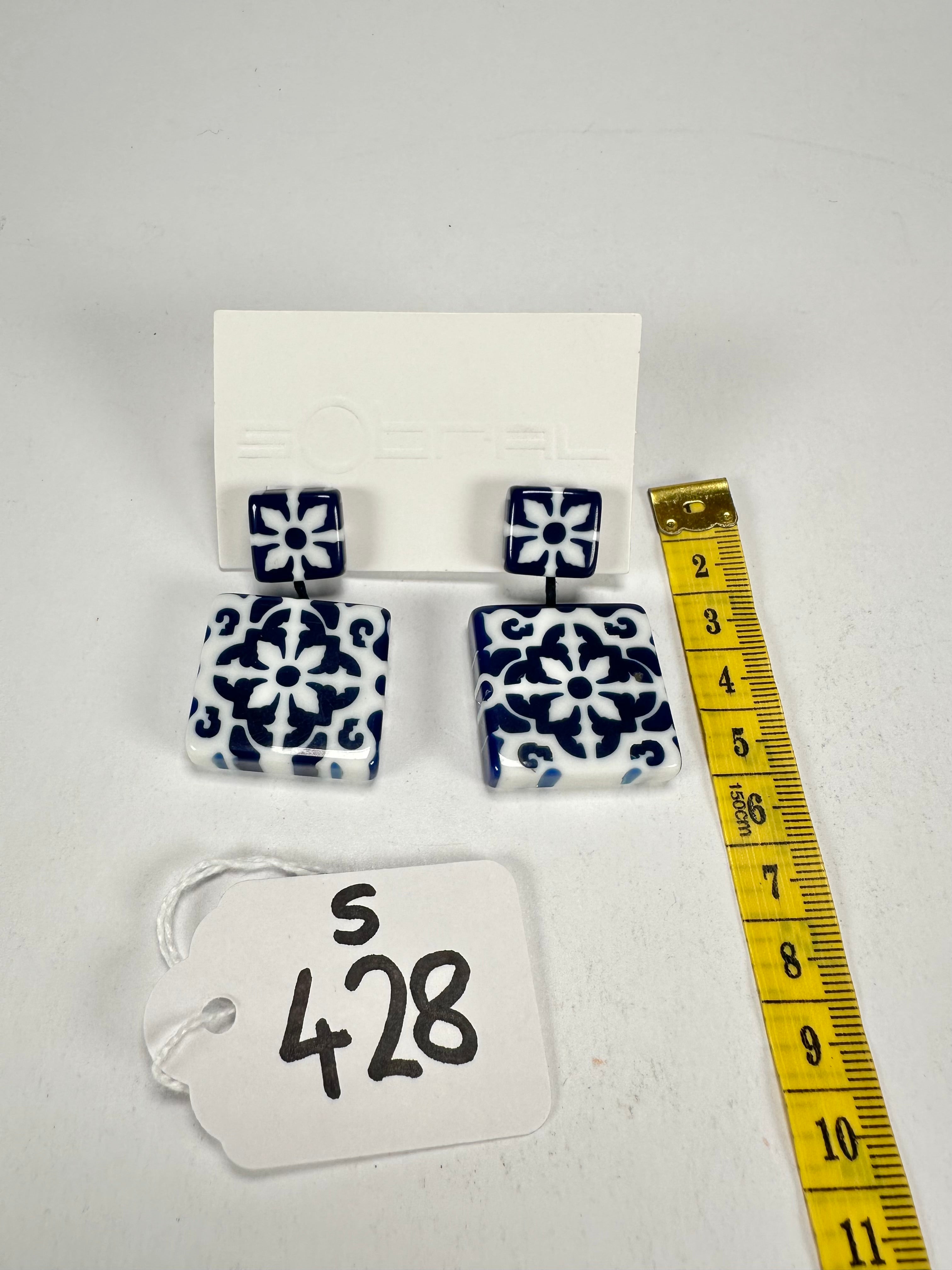 Sobral - Lisboa "Belém " Resin Earrings ( 005474 )