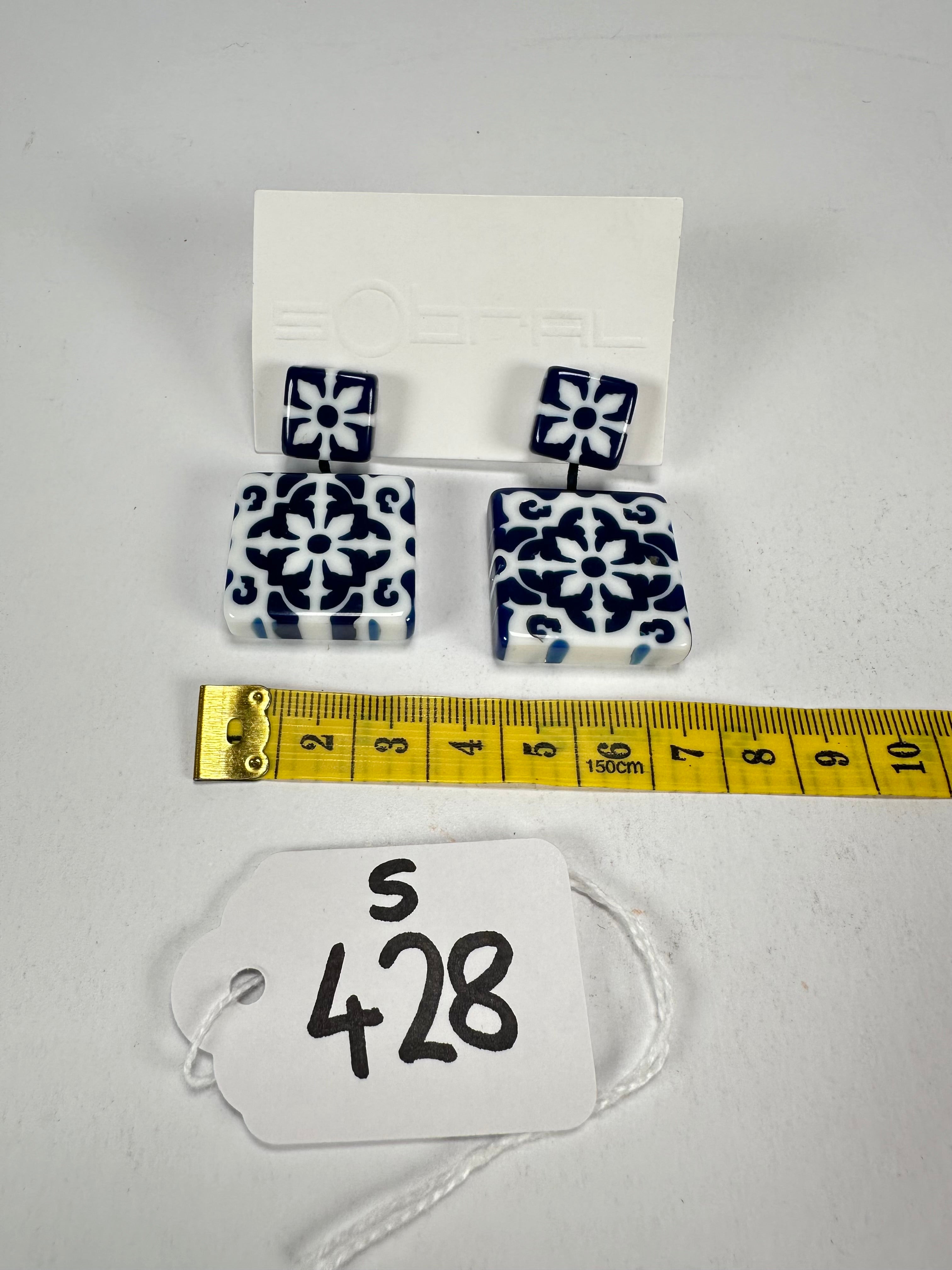 Sobral - Lisboa "Belém " Resin Earrings ( 005474 )