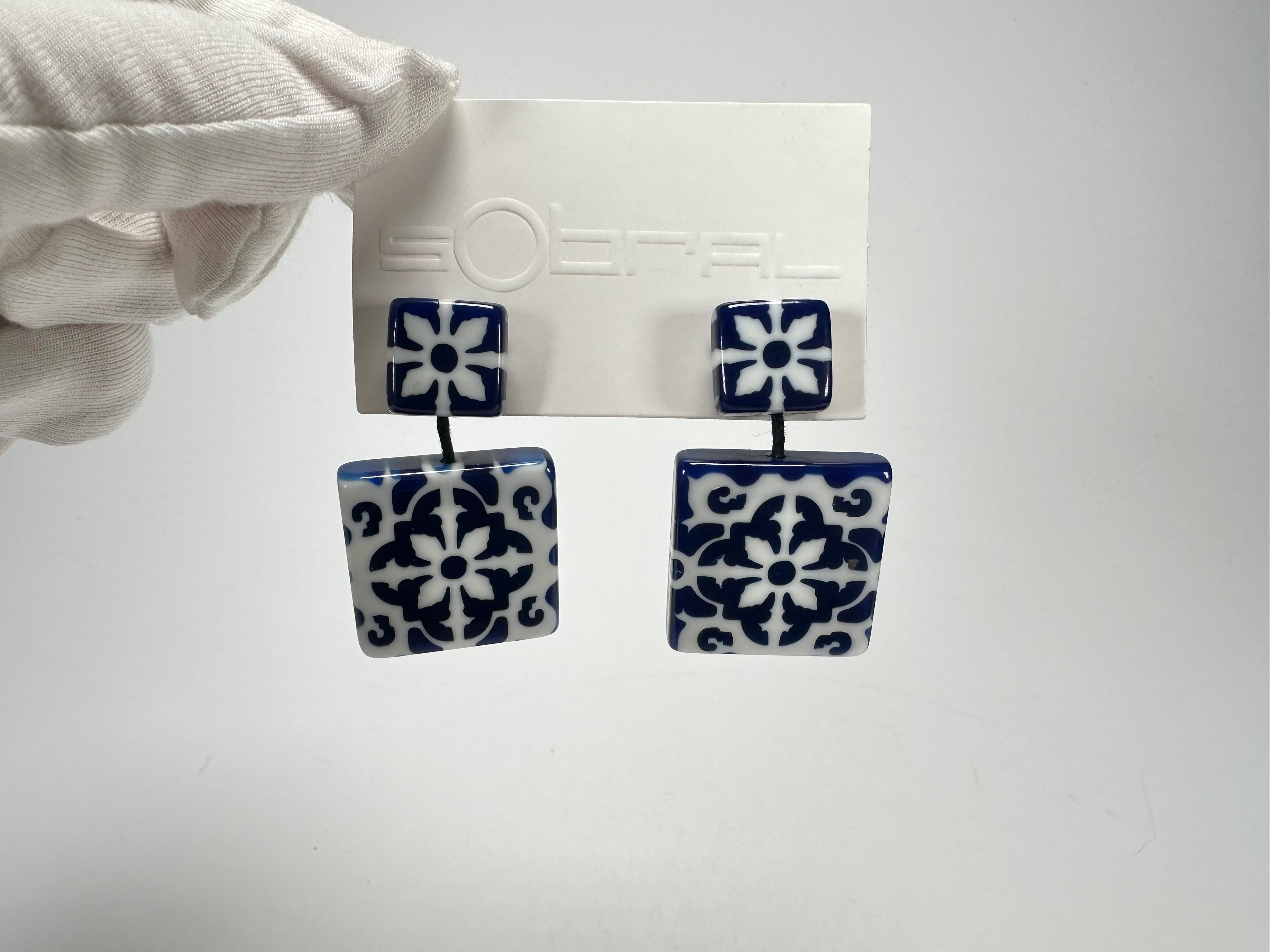 Sobral - Lisboa "Belém " Resin Earrings ( 005474 )