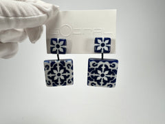Sobral - Lisboa "Belém " Resin Earrings ( 005474 )