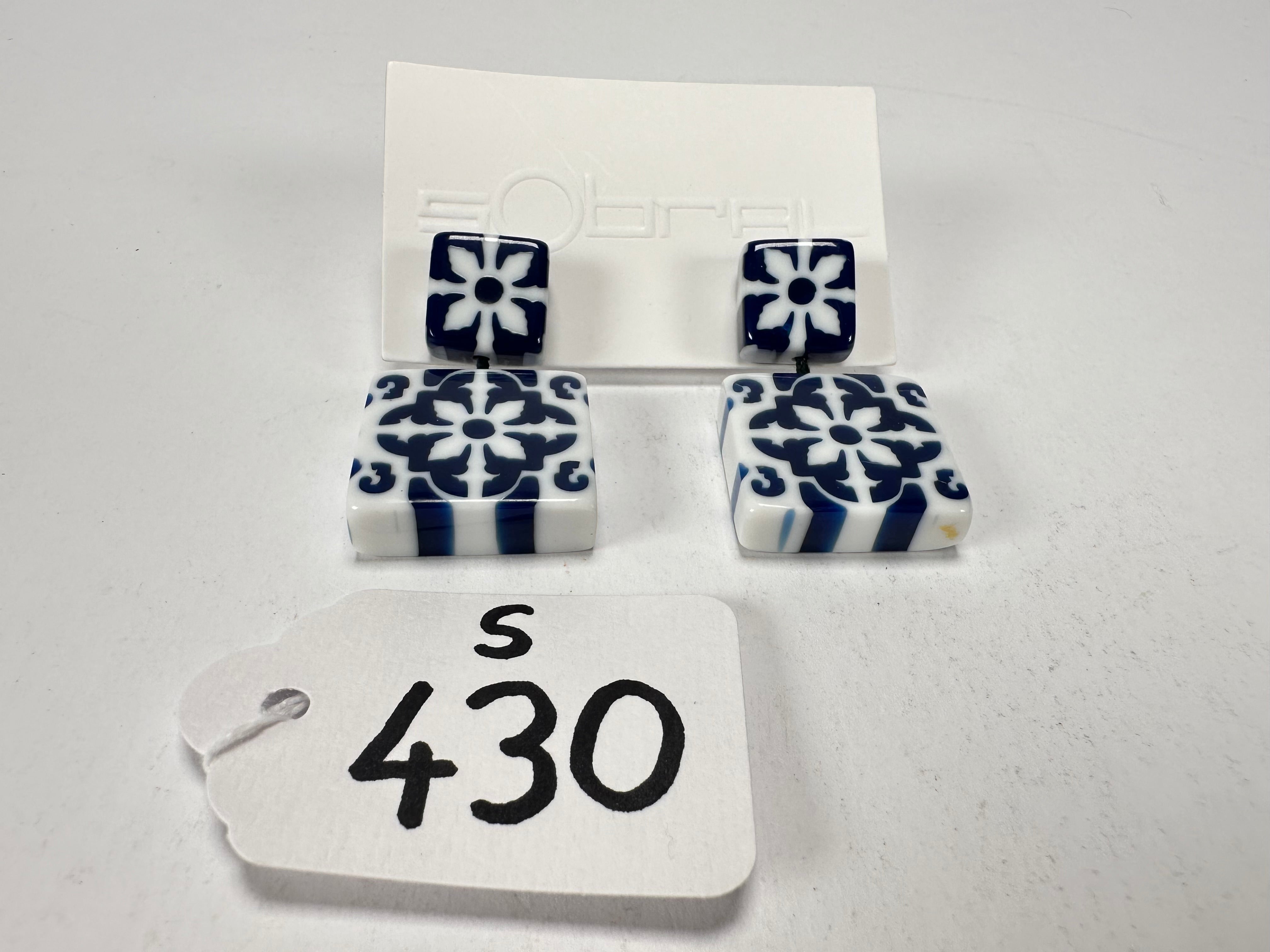 Sobral - Lisboa "Belém " Resin Earrings ( 005474 )