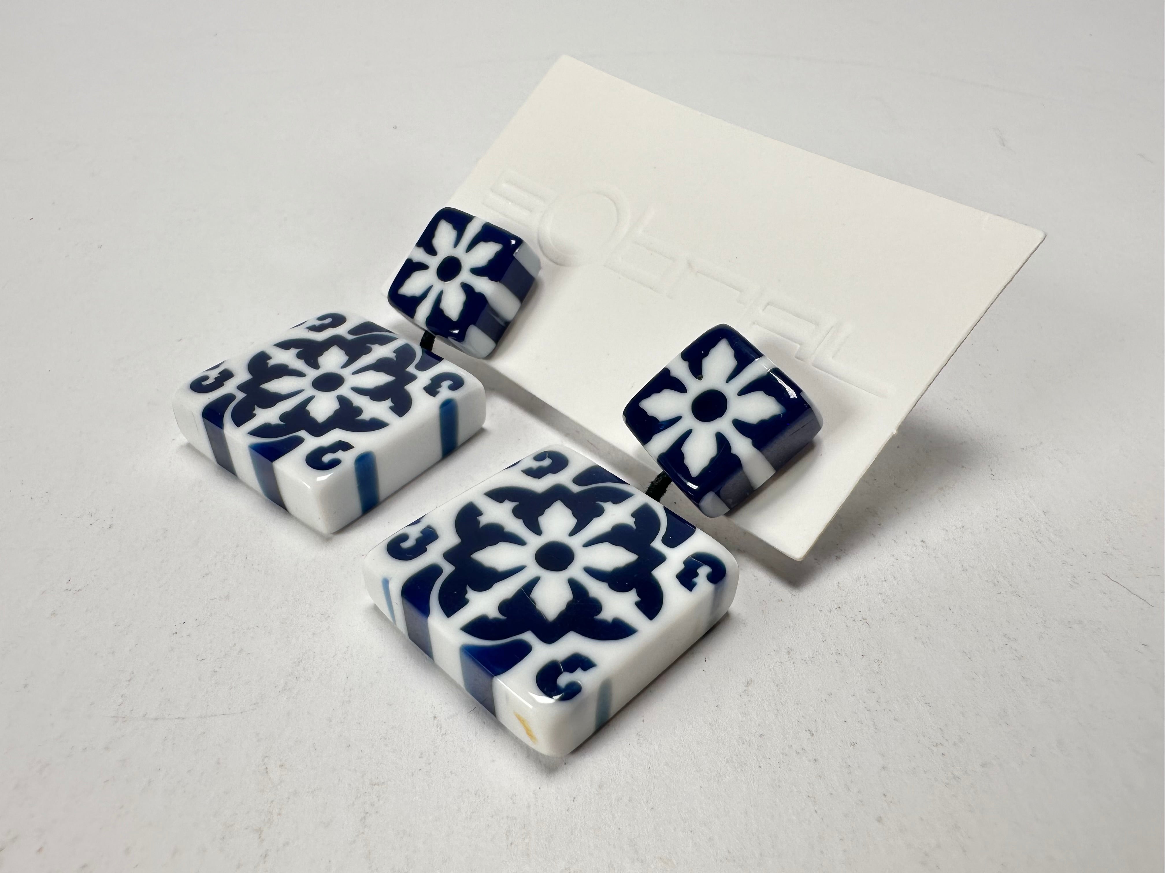 Sobral - Lisboa "Belém " Resin Earrings ( 005474 )