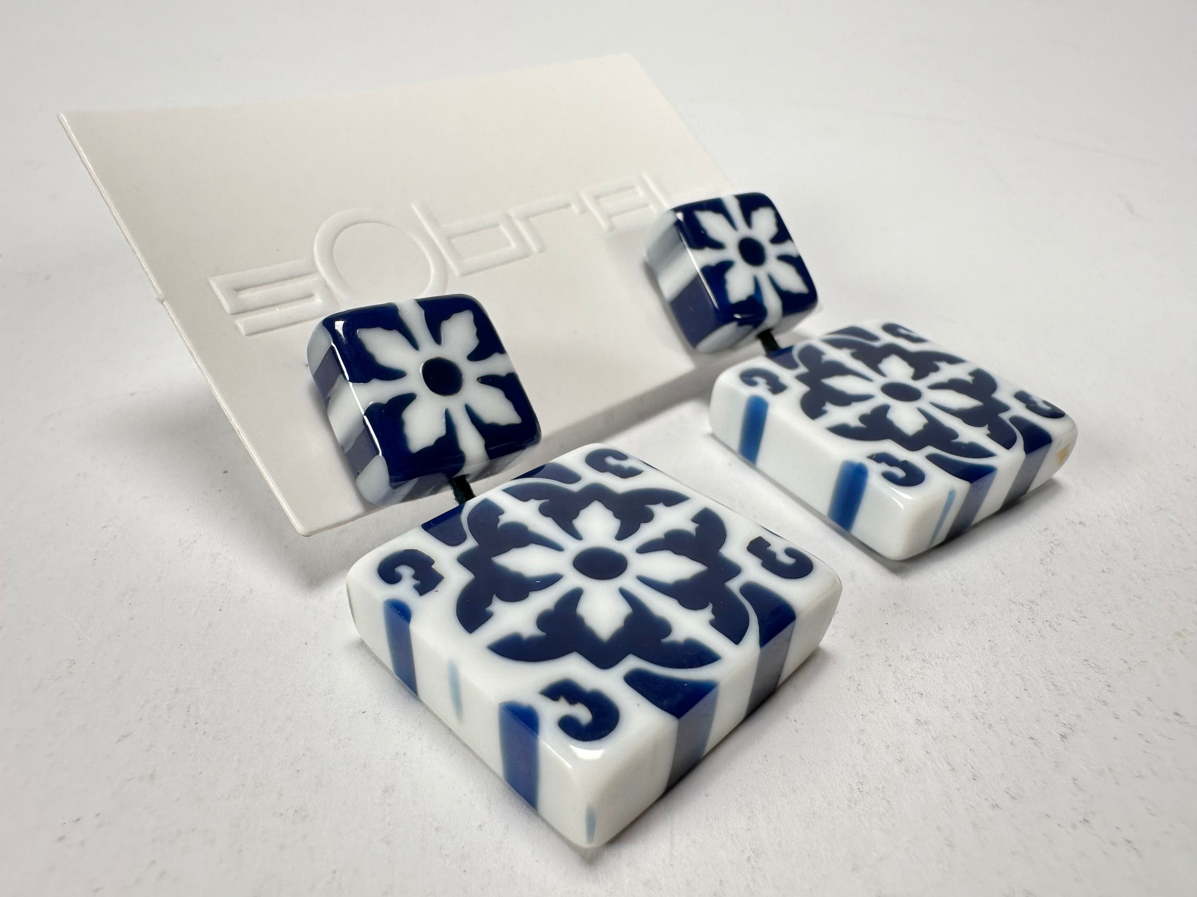 Sobral - Lisboa "Belém " Resin Earrings ( 005474 )