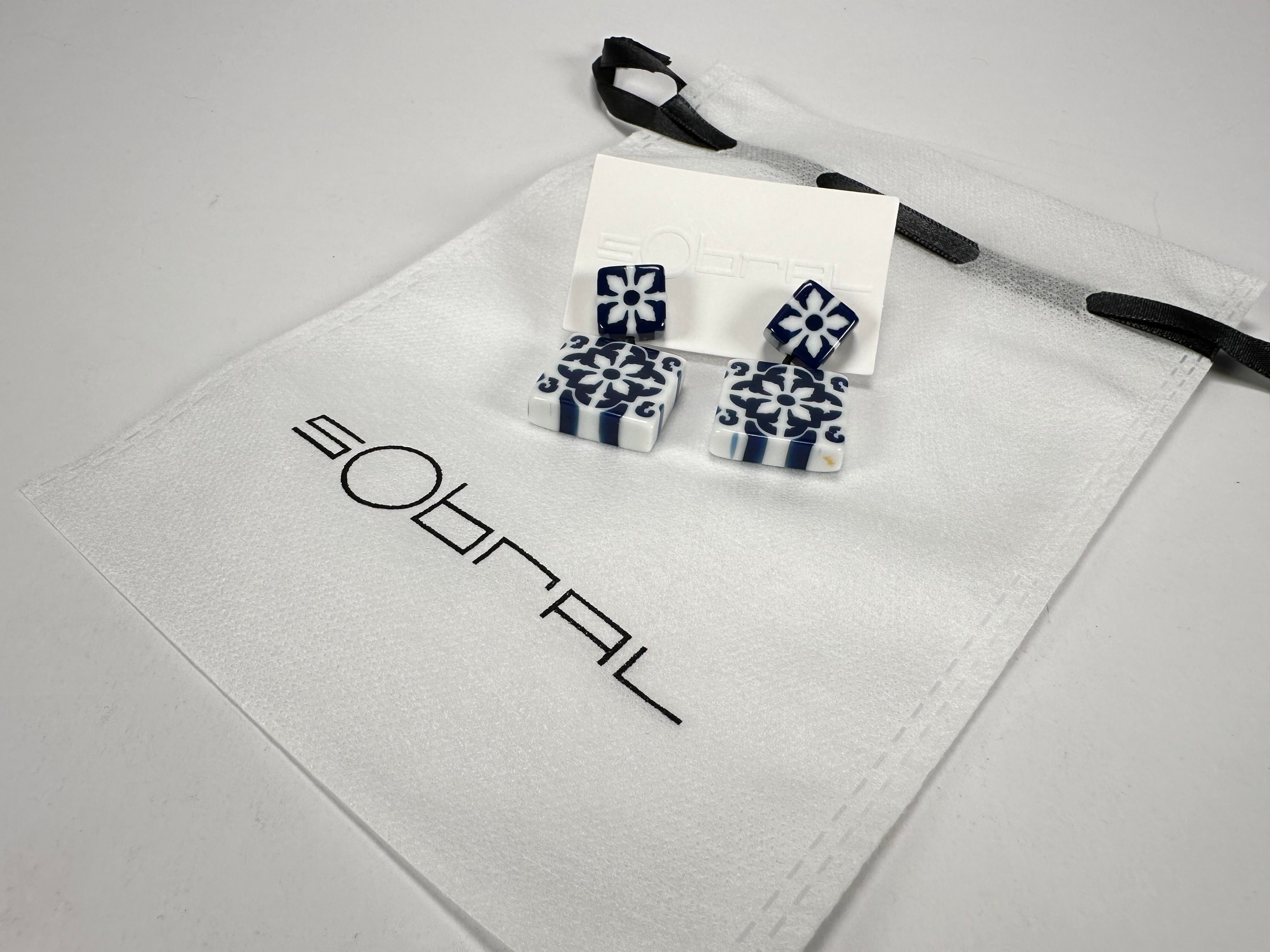 Sobral - Lisboa "Belém " Resin Earrings ( 005474 )