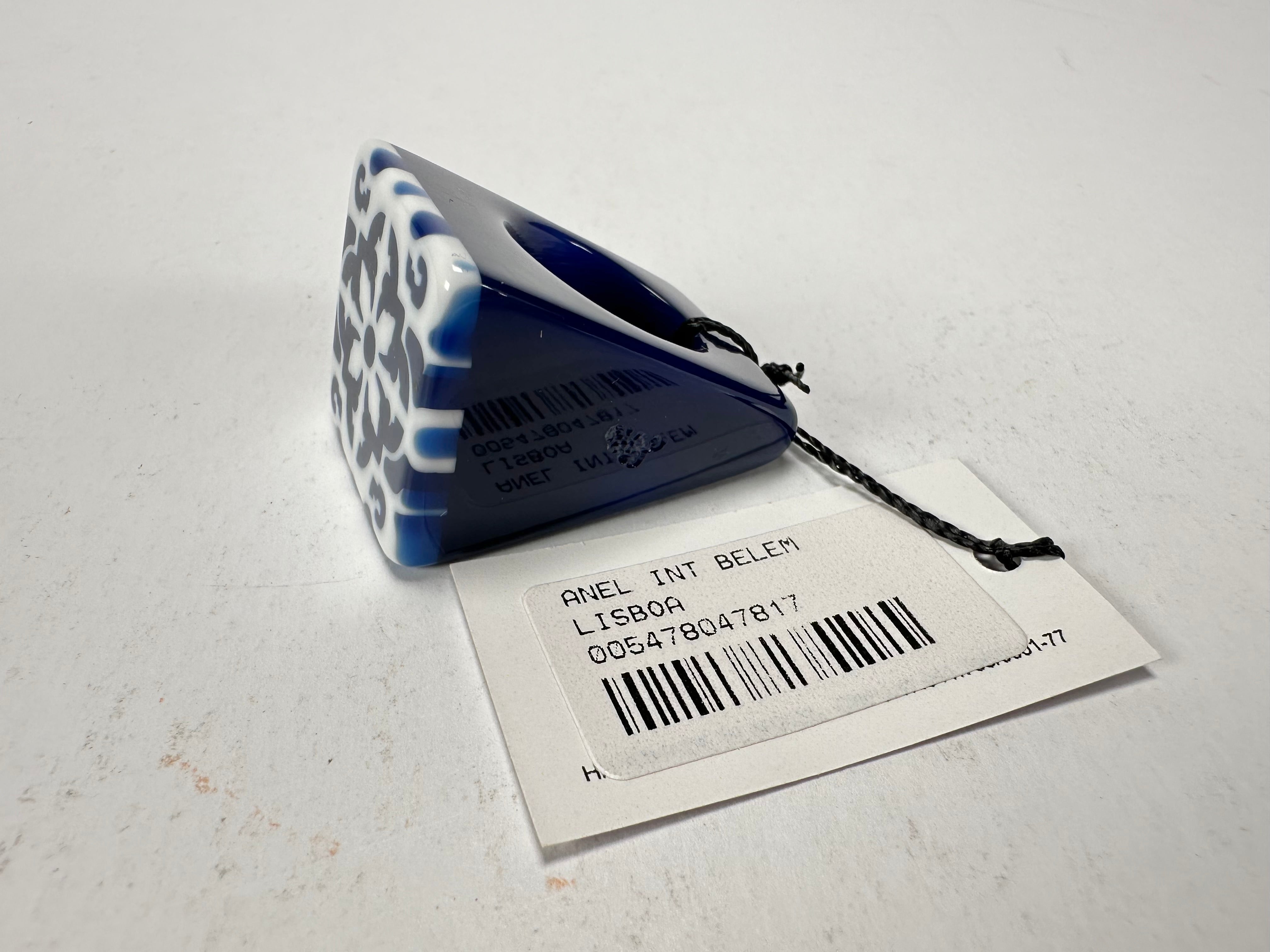 Sobral - Lisboa "Belém" Resin Ring ( 005478 ) - Size UK N / US 7